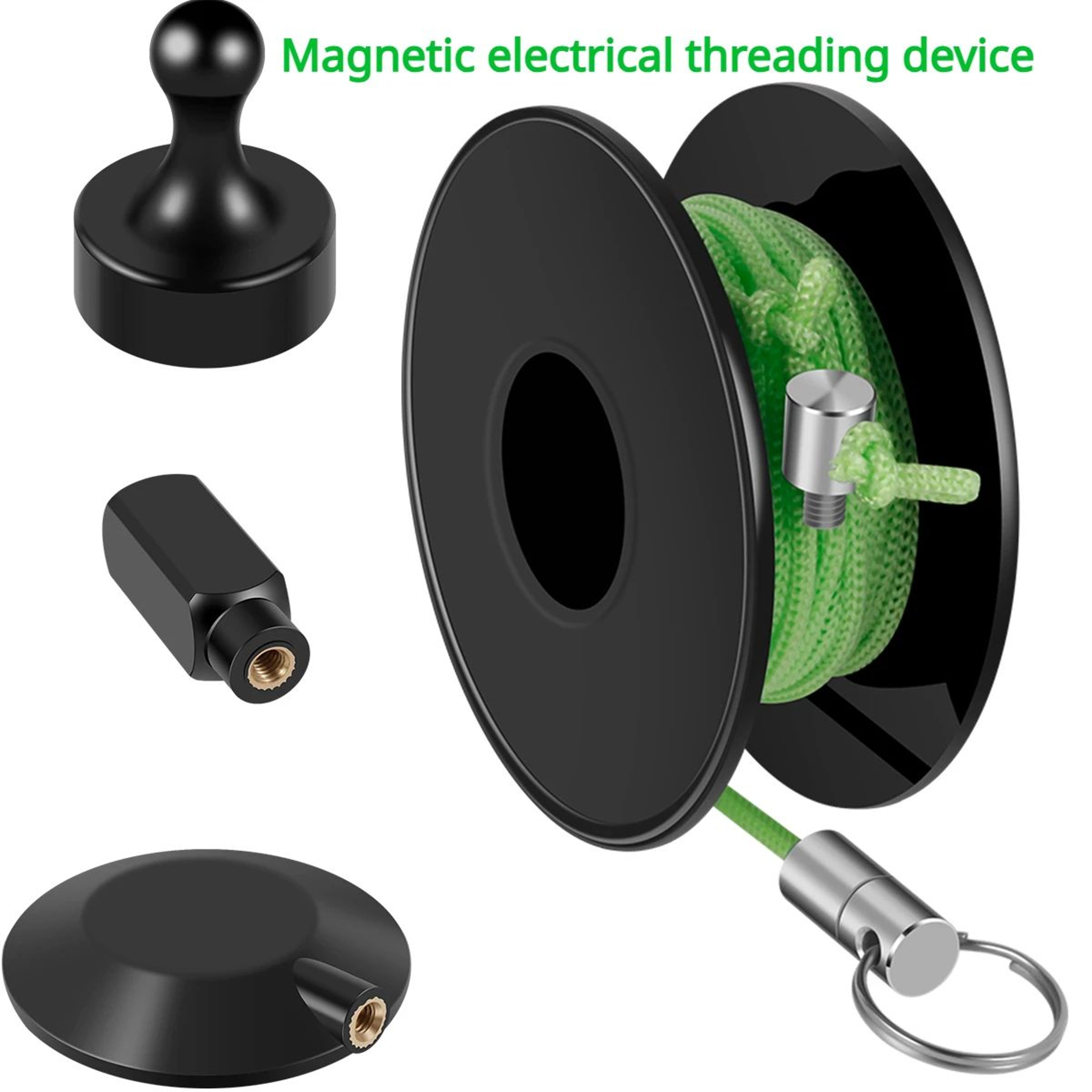 Magnetic Wire Puller Tool Cable Fishing Guide For Wall Wiring Installation 0
