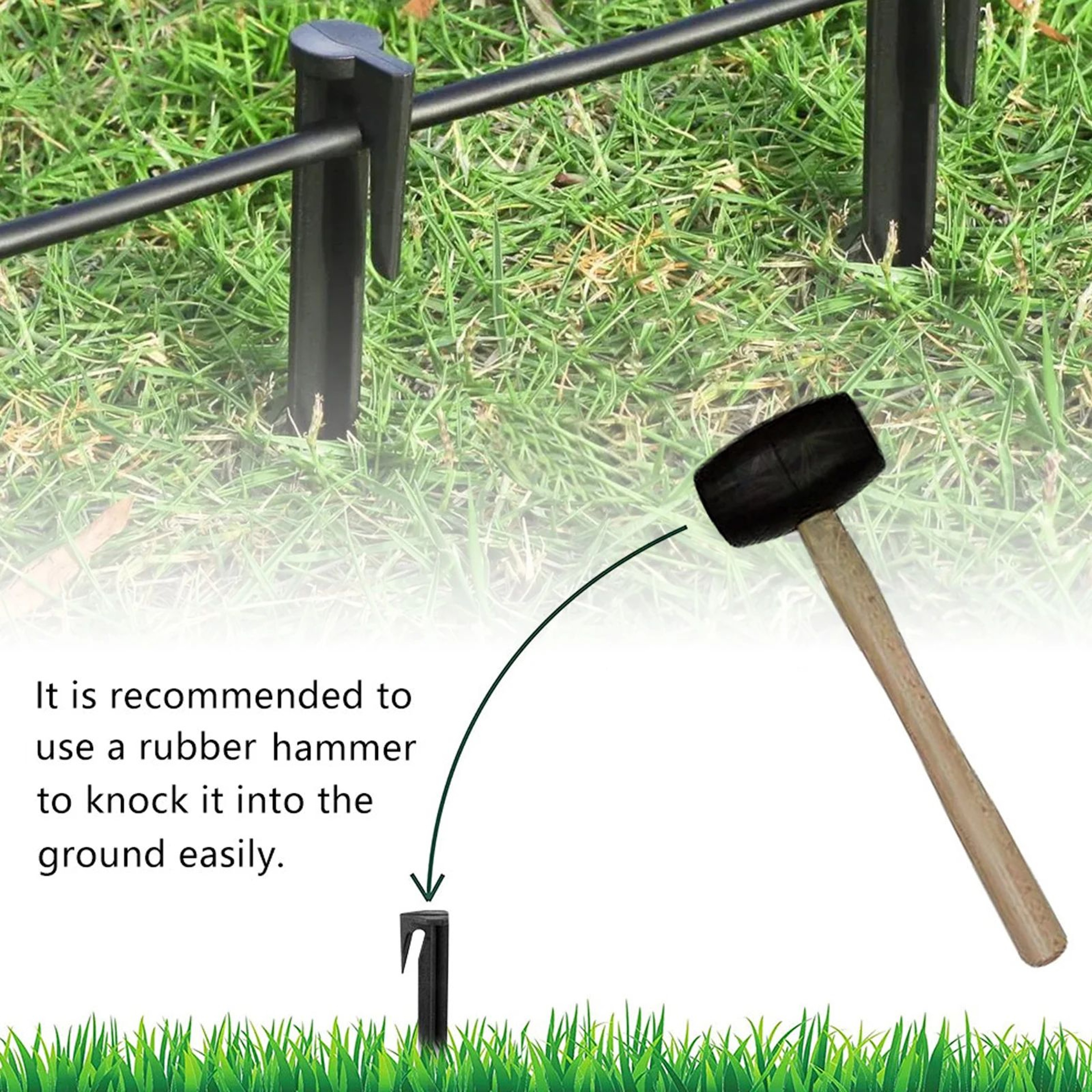 Garden Lawn Pegs Boundary Wire Stakes For Cable Fixing And Landscaping 1