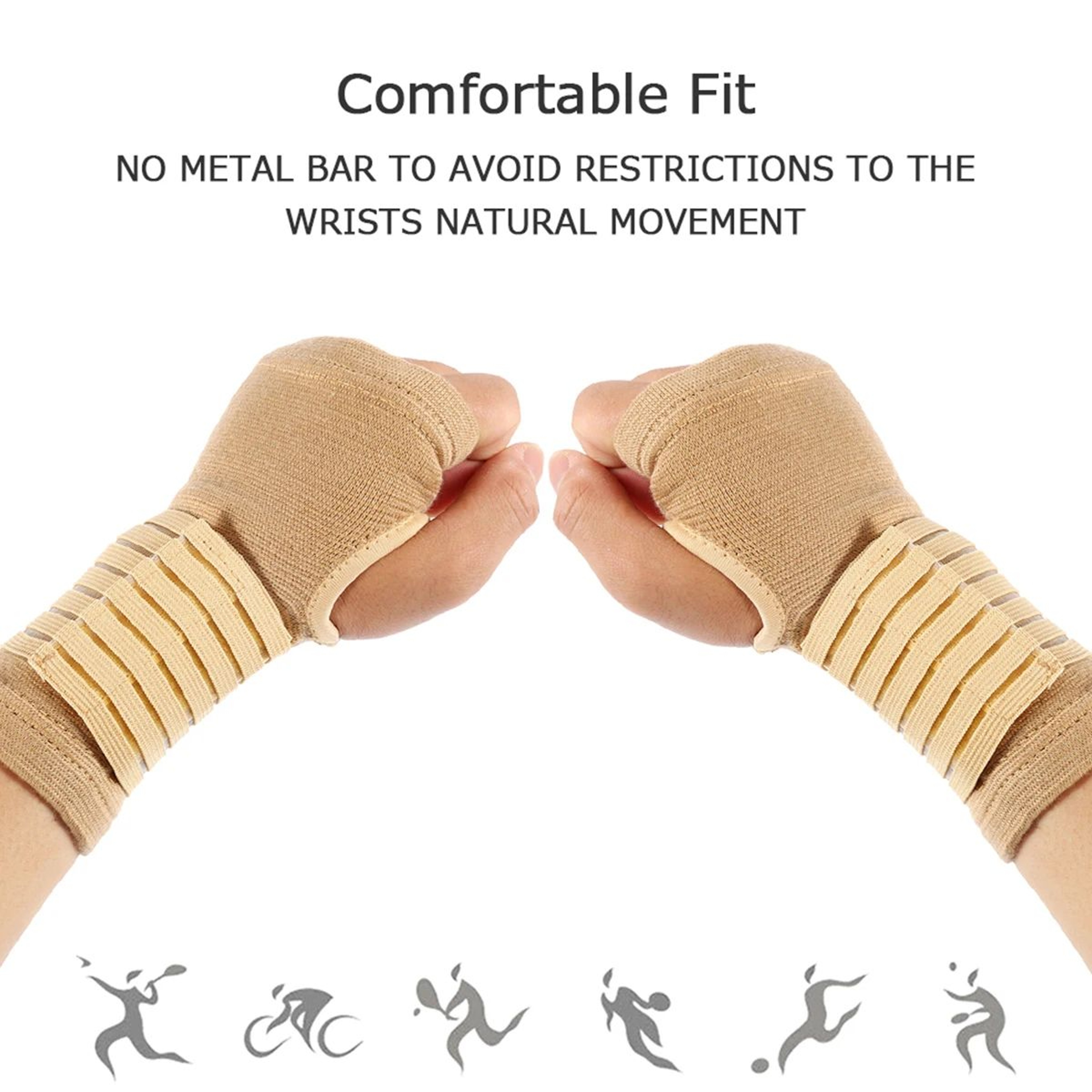 Elastic Wrist Support Band For Pain Relief And Sports Protection 1