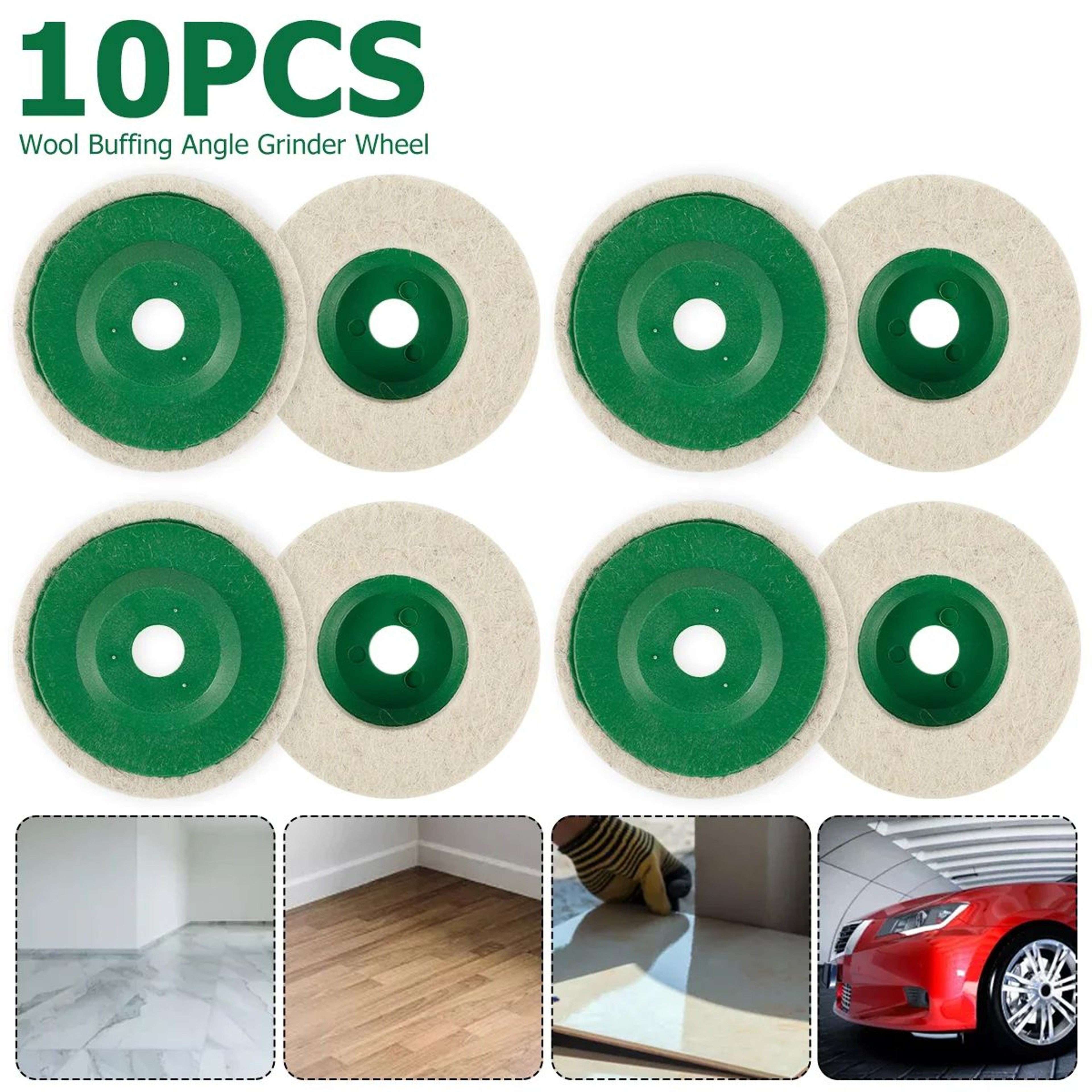 Wool Polishing Wheel Buffing Pads For Angle Grinder Car Detailing 1
