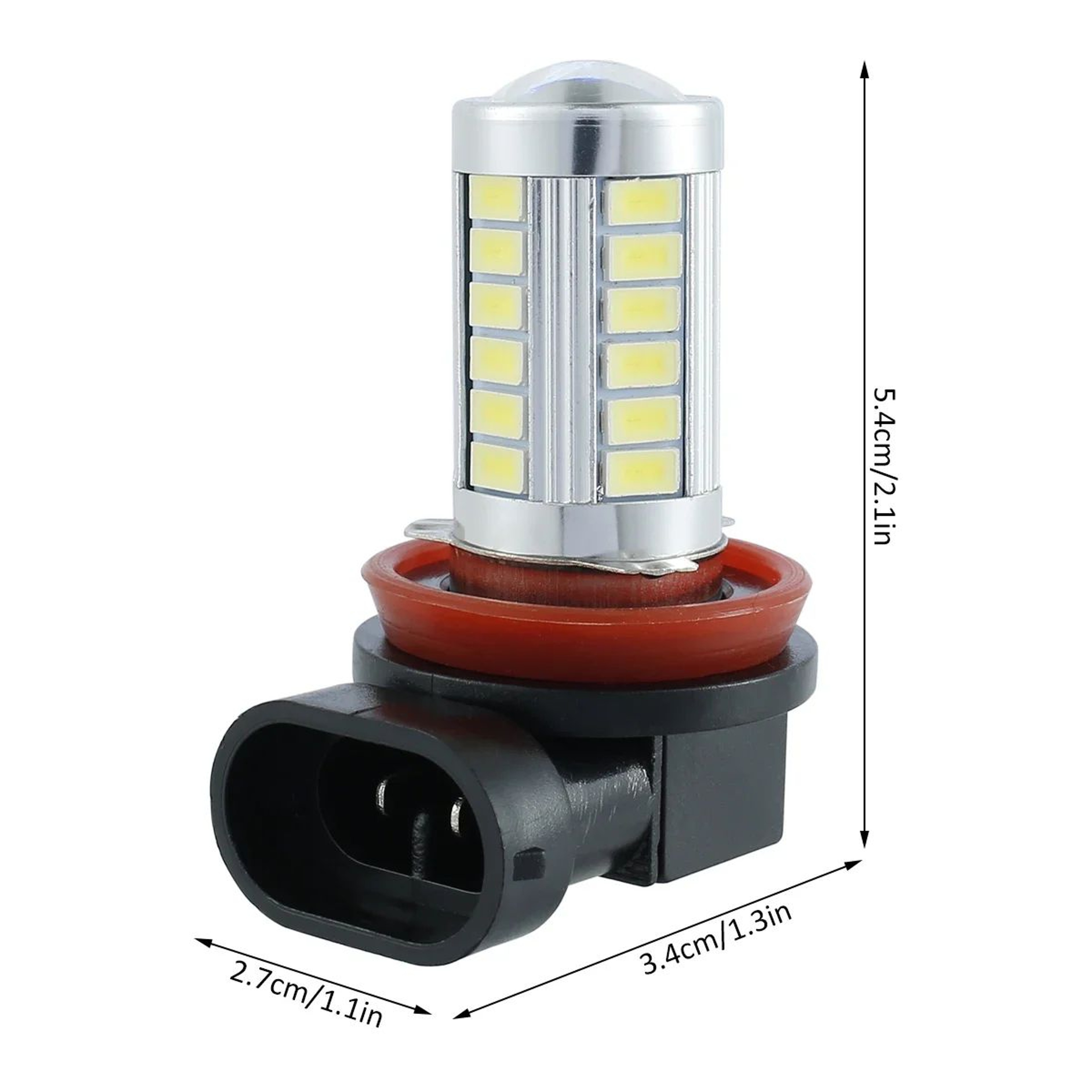 LED Fog Light Bulbs H8 H11 6000K Bright White Car Driving Lights 5