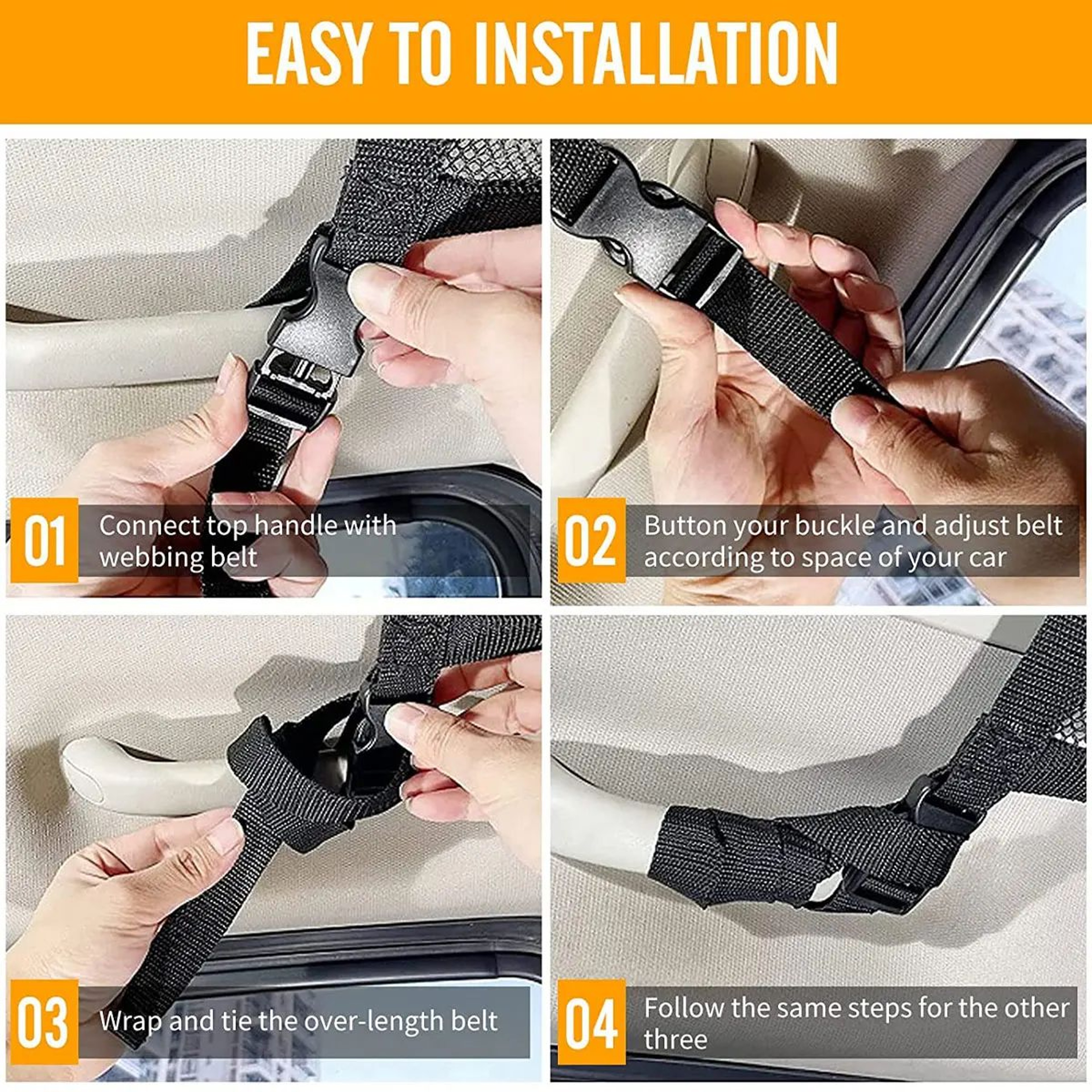Car Roof Storage Net Organizer For Extra Space And Travel Storage 1