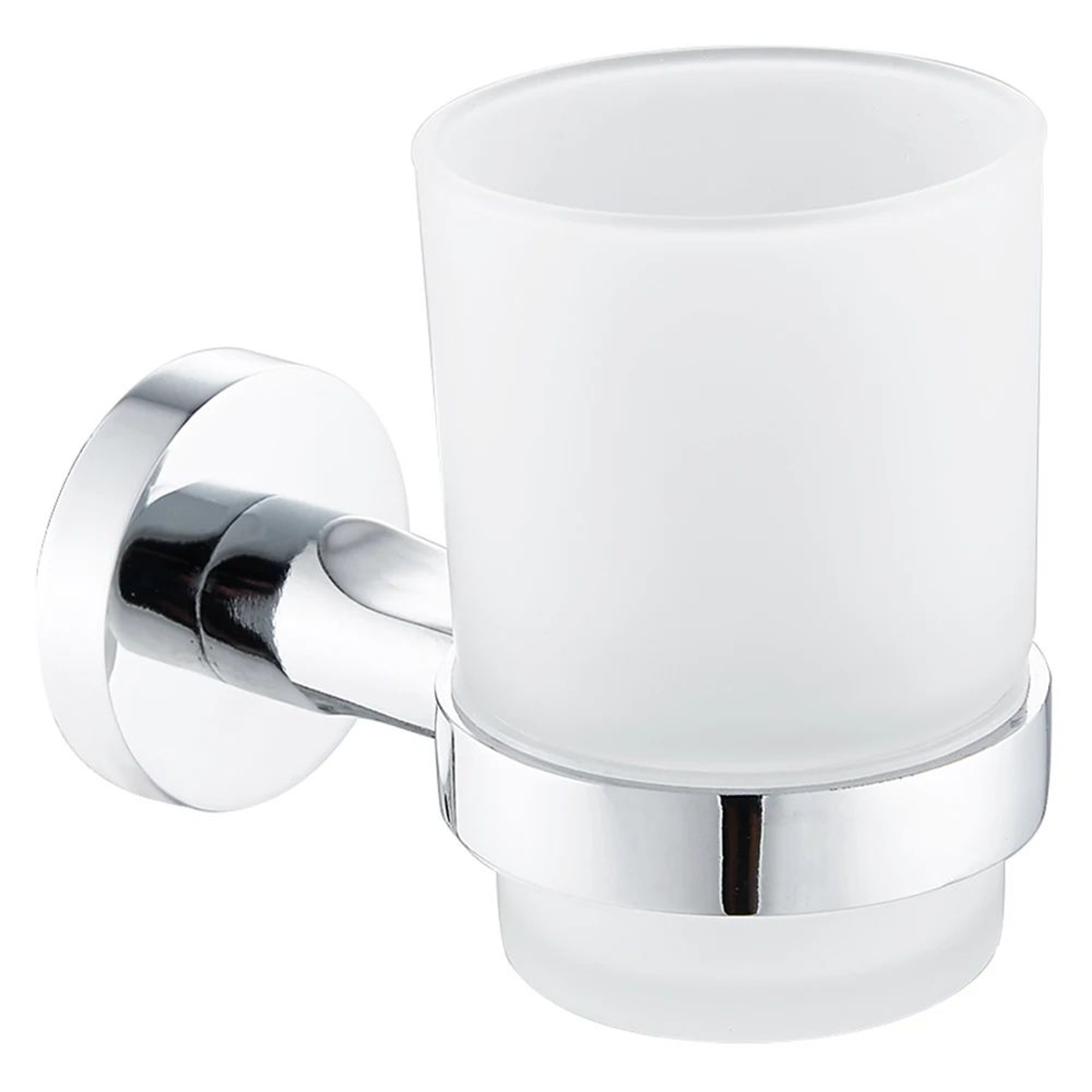 Wall Mounted Toothbrush Holder With Cups Double Tumbler Bathroom Organizer 7