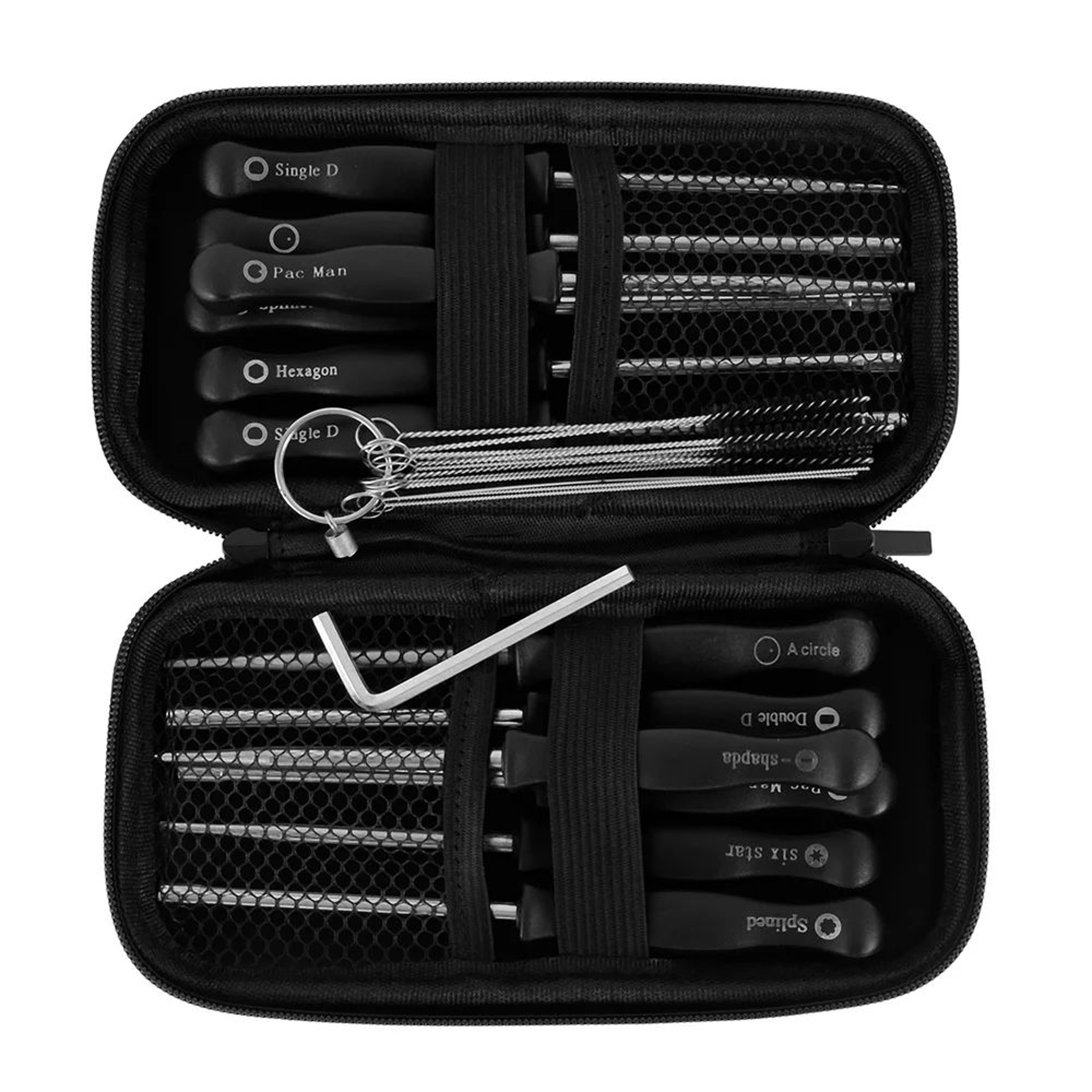 25 Piece Carburetor Adjustment Tool Kit Complete Screwdriver Set With Cleaning Tools 2