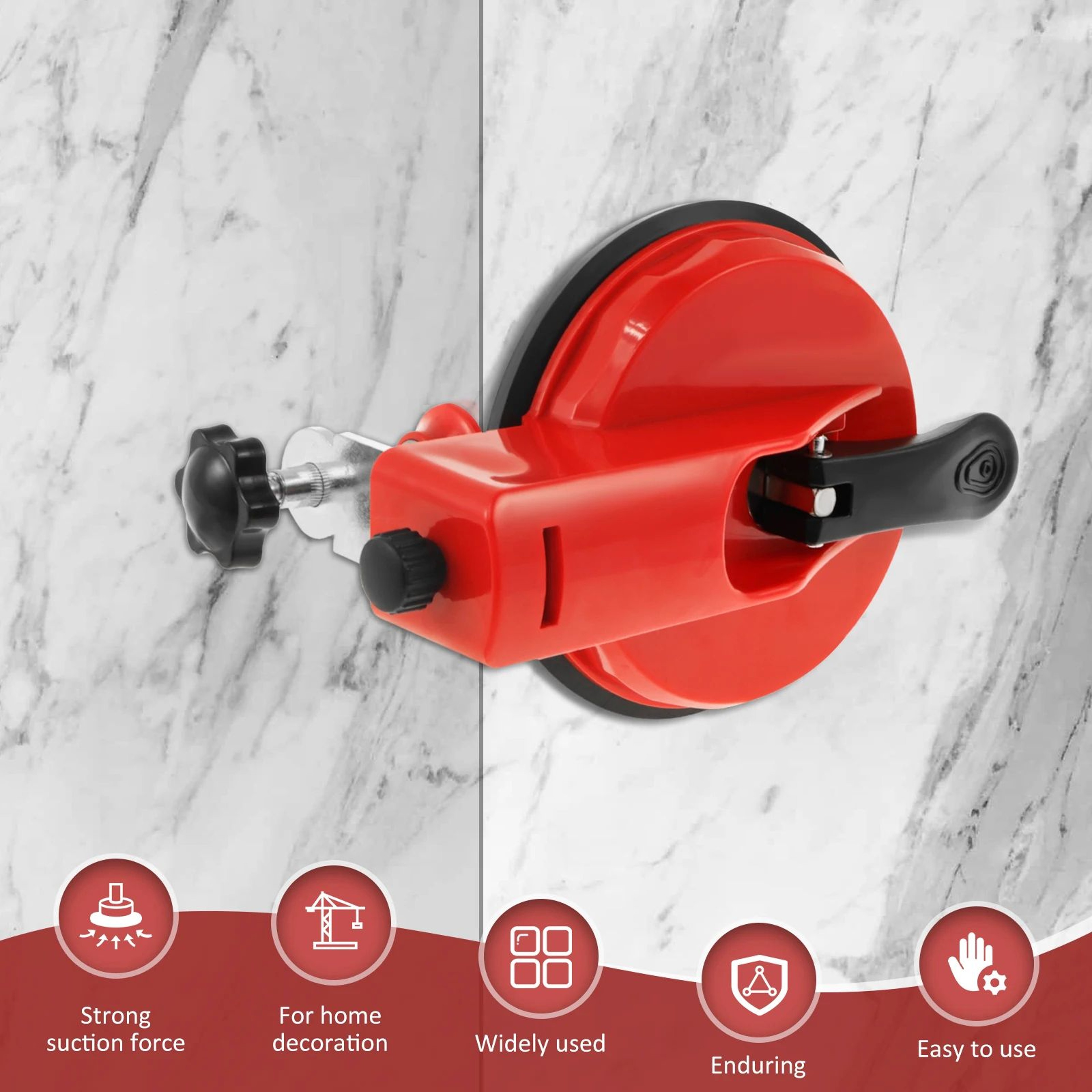 Tile Leveling System Suction Cup Tool Precision Wall Tile Alignment And Corner Fixer 1