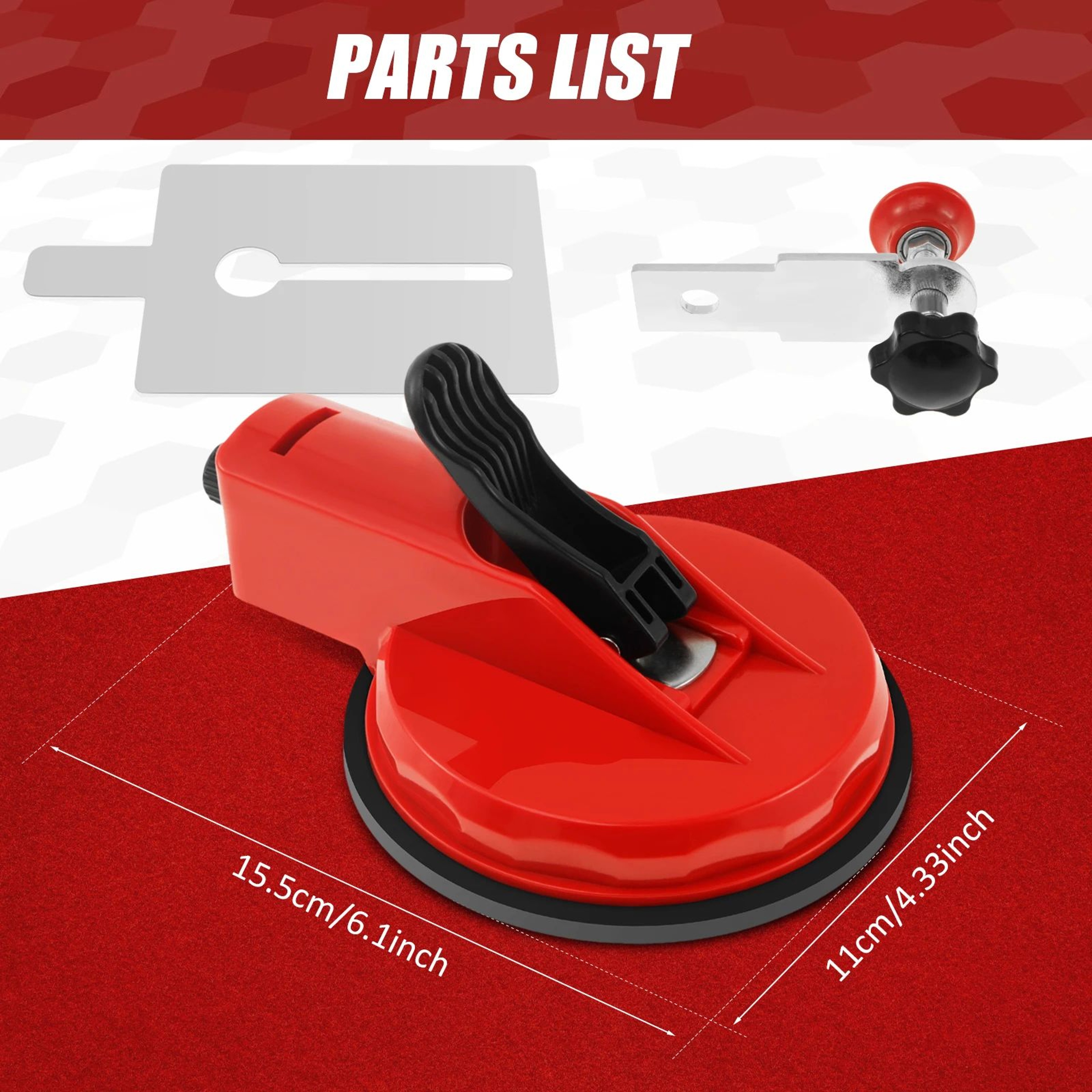 Tile Leveling System Suction Cup Tool Precision Wall Tile Alignment And Corner Fixer 6