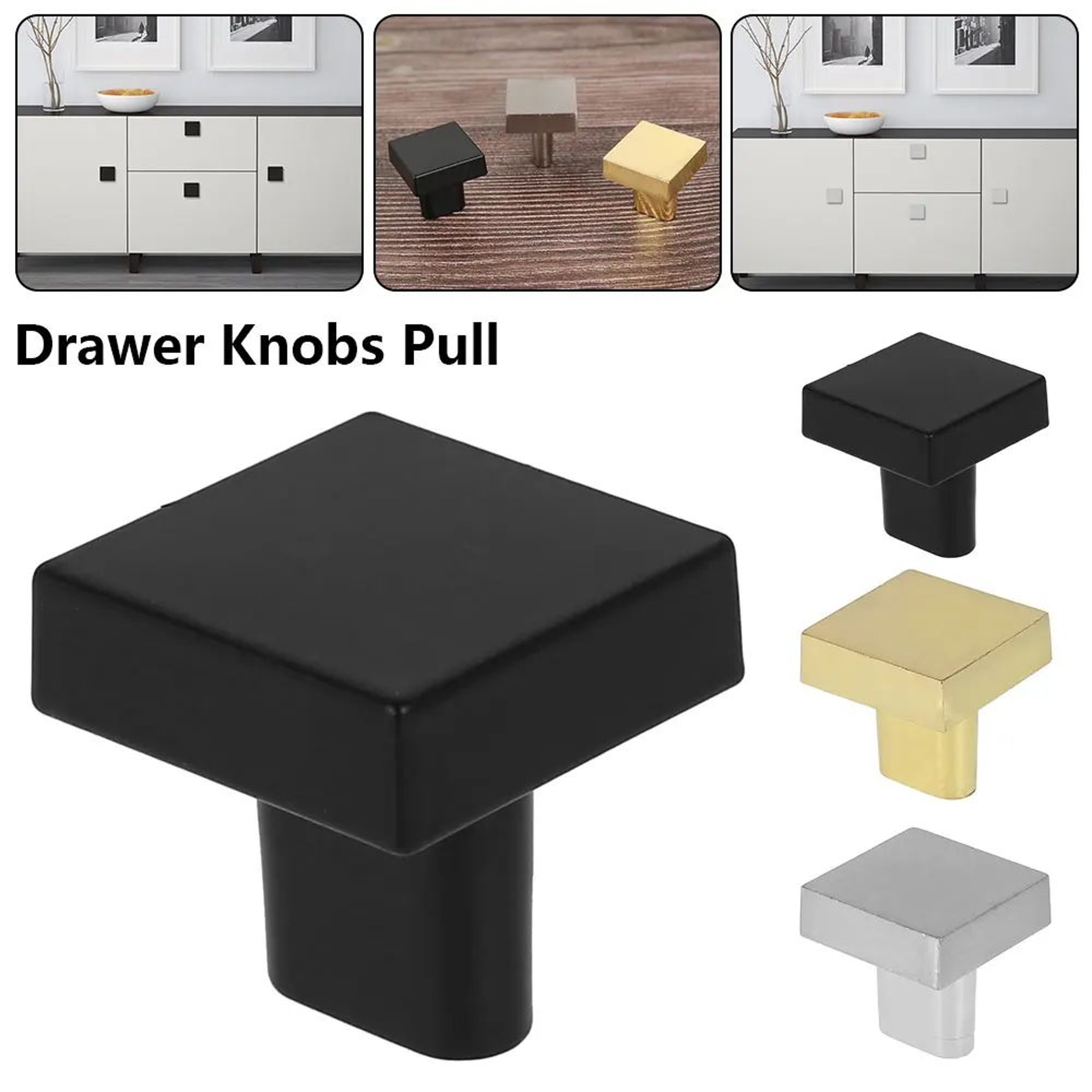 Modern Square Cabinet Handle Drawer Pull For Kitchen Wardrobe And Furniture Upgrade 1