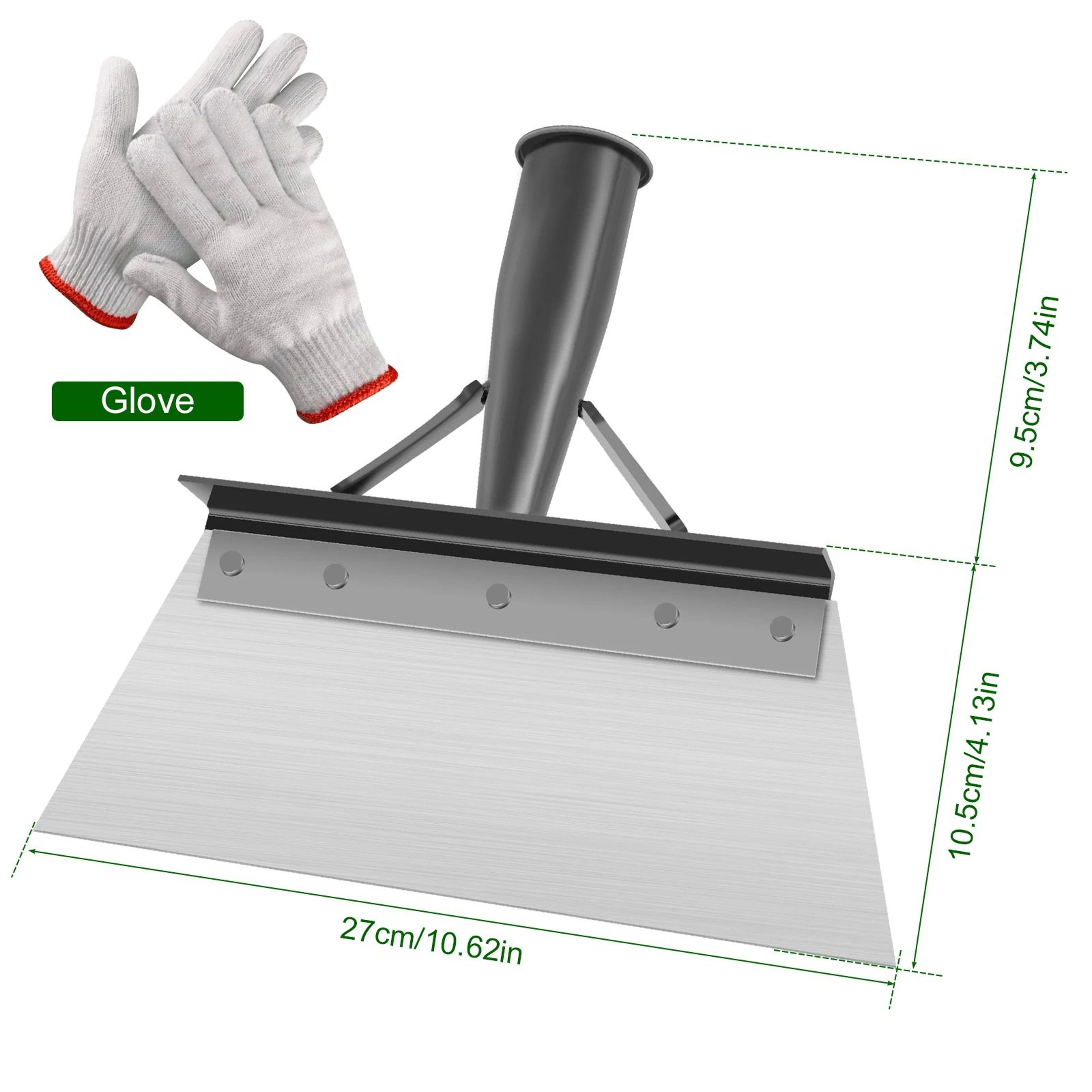 Heavy Duty Garden Shovel Steel Spade For Digging Weeding And Soil Cleaning 7