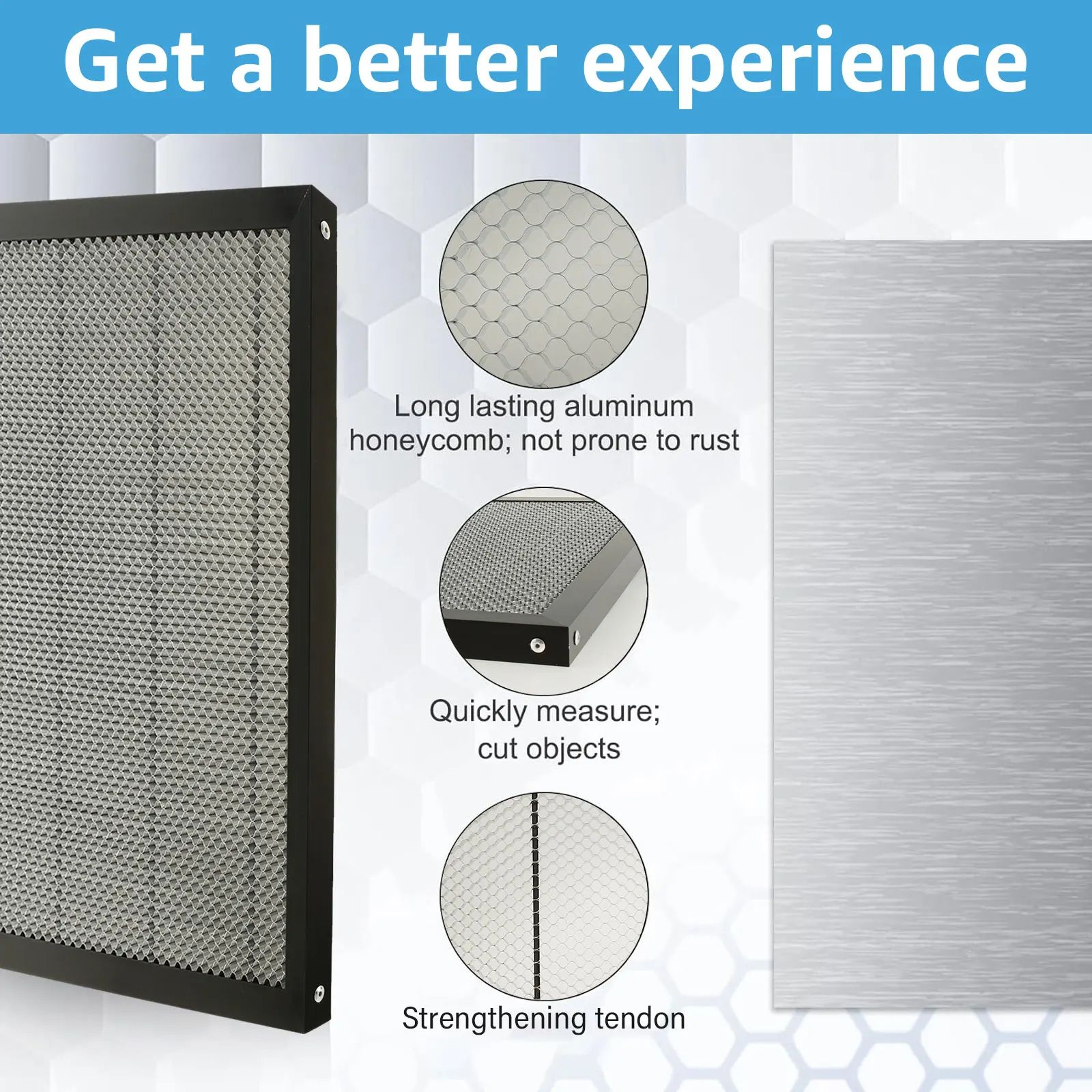 Laser Cutting Honeycomb Bed Steel Work Table For CO2 And Diode Laser Engravers 3