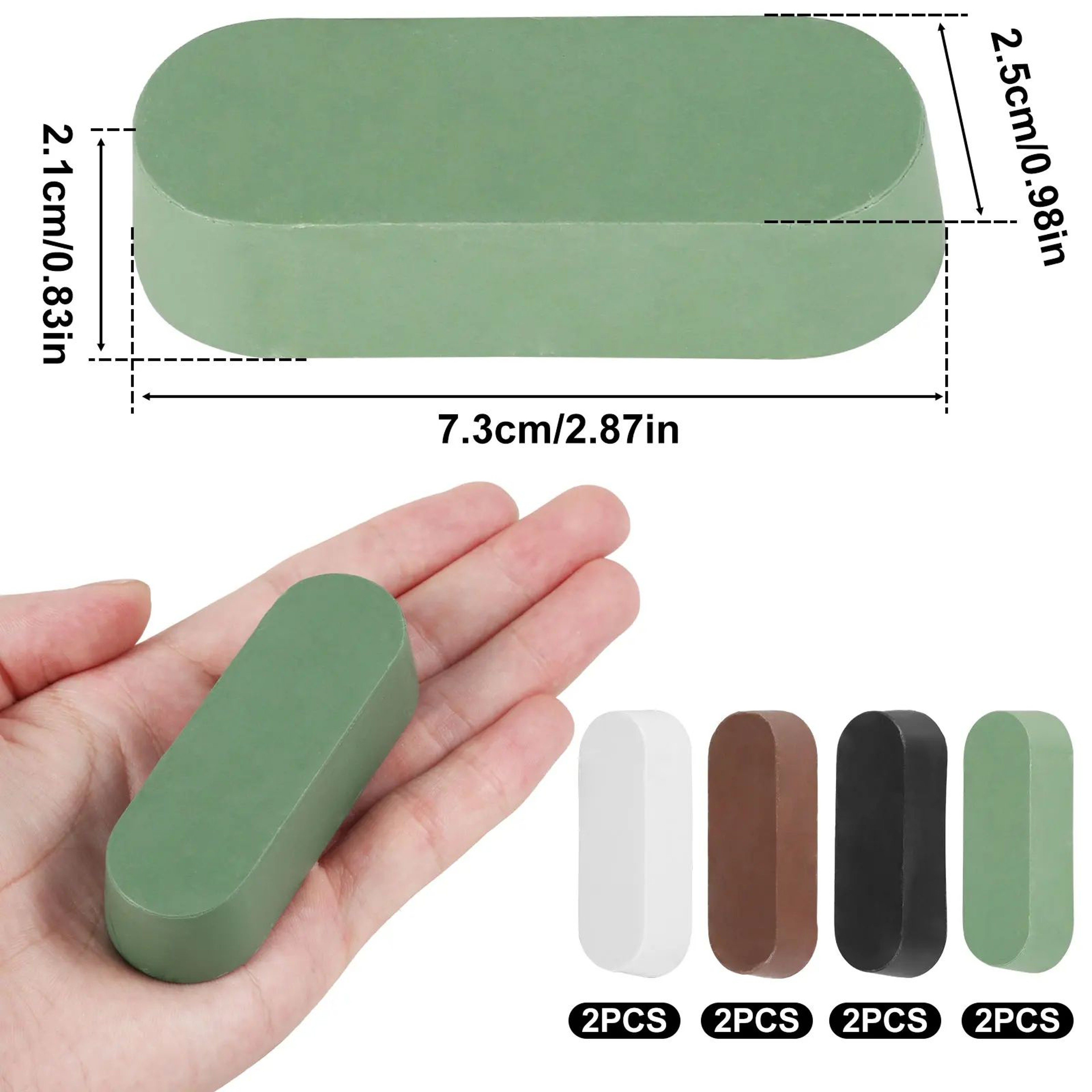 Metal Polishing Compound Kit Multi Purpose Buffing Bars For Jewelry Tools And Surface Finishing 5