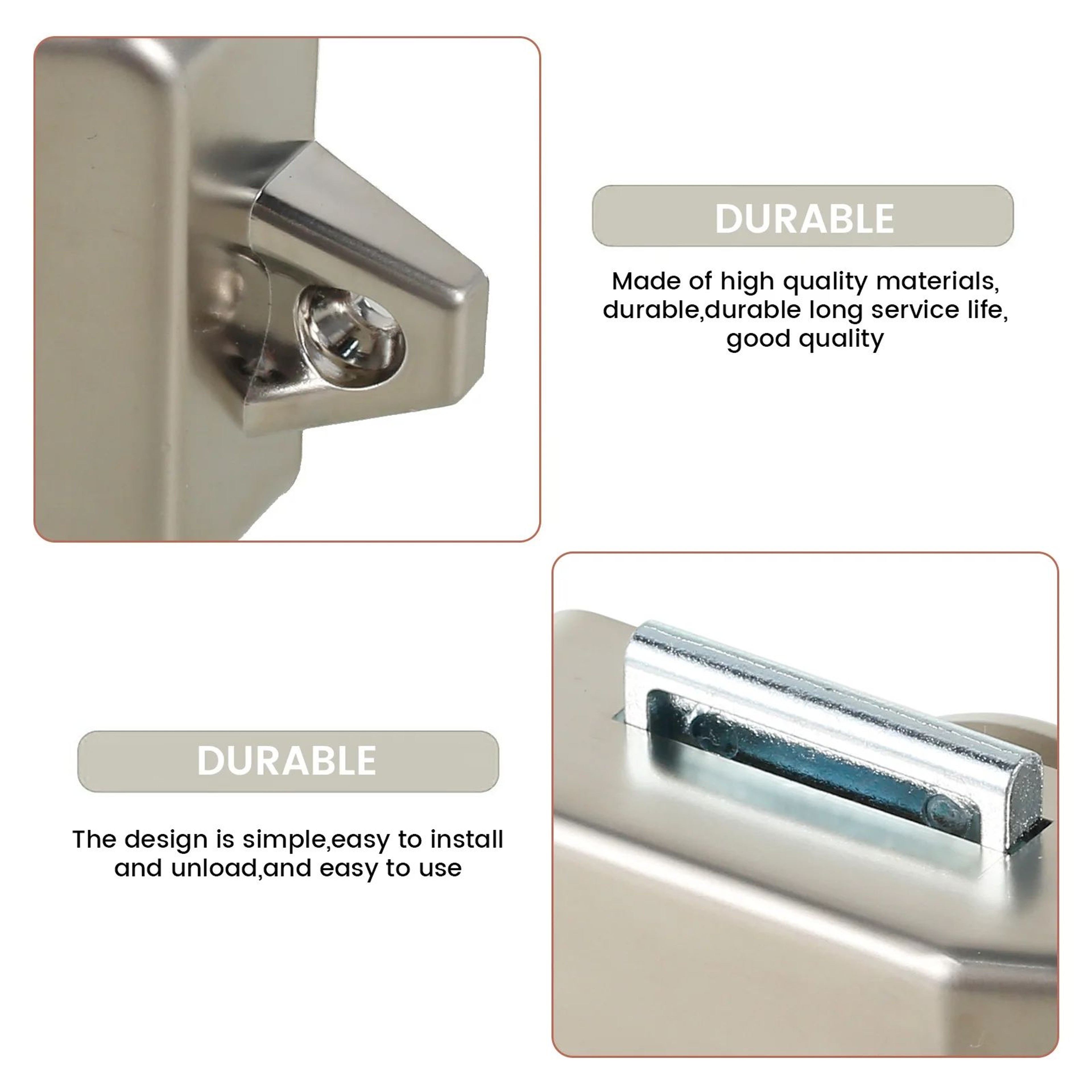 Push Button Cabinet Latch Set Keyless Door Catch For RV Drawers And Cupboards 1