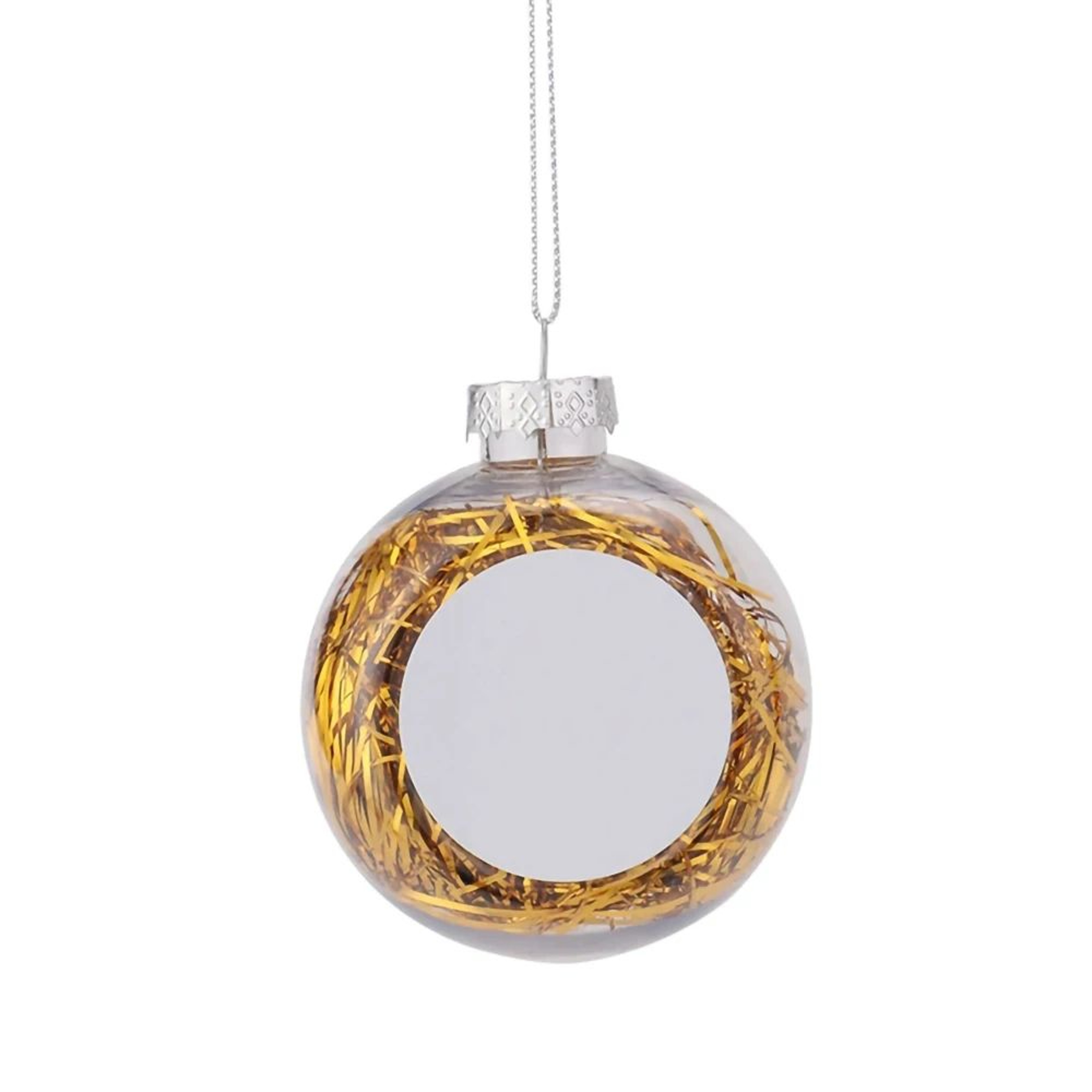 Custom Sublimation Christmas Ball Ornament Blank For DIY Photo Gifts 12