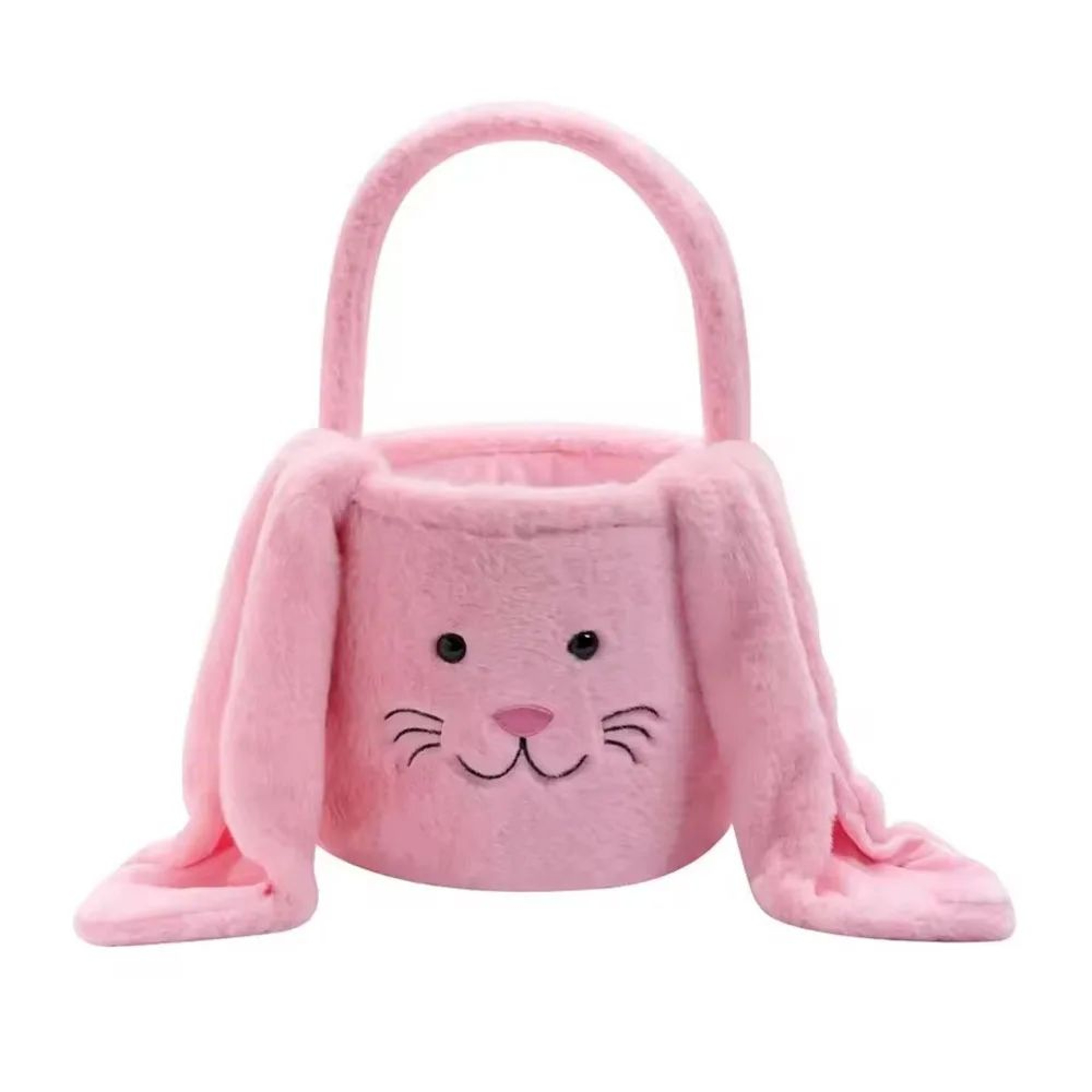 Cute Plush Easter Bunny Basket For Candy And Egg Hunting Gifts 9