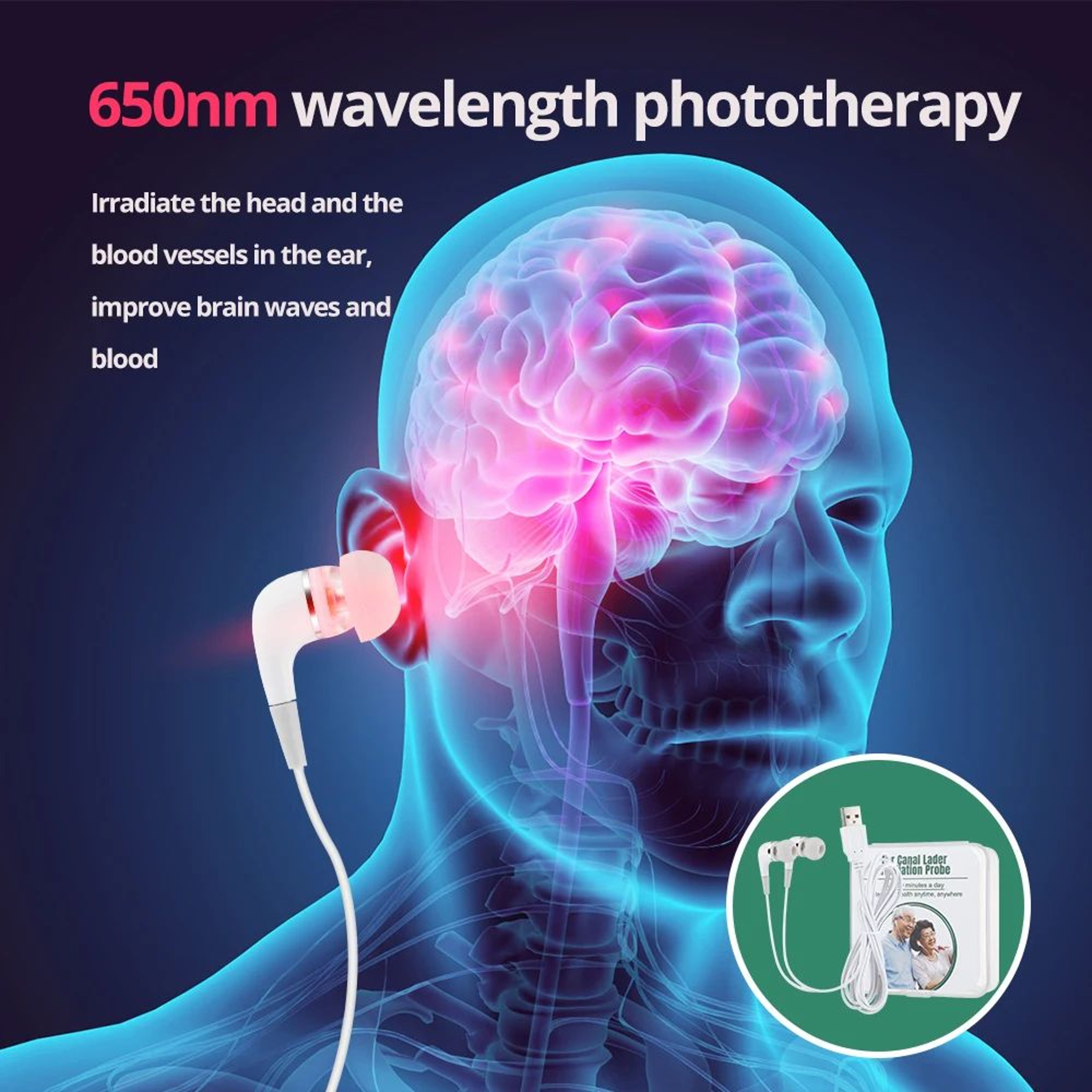 Low Level Laser Ear Therapy Device Gentle Ear Care And Relaxation Tool 5