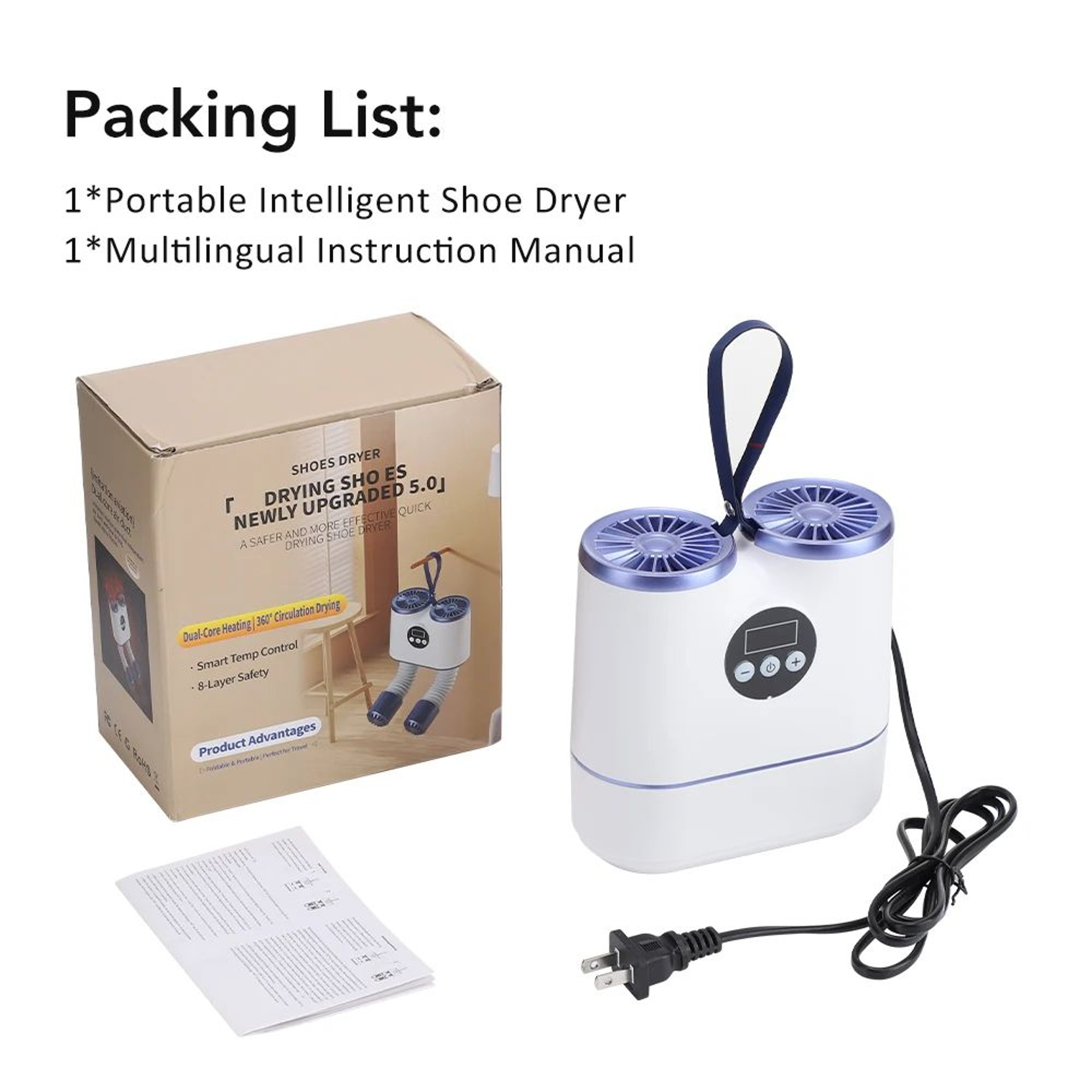 Electric Shoe Dryer With Timer Quick Dry Deodorizer And Sterilizer 7