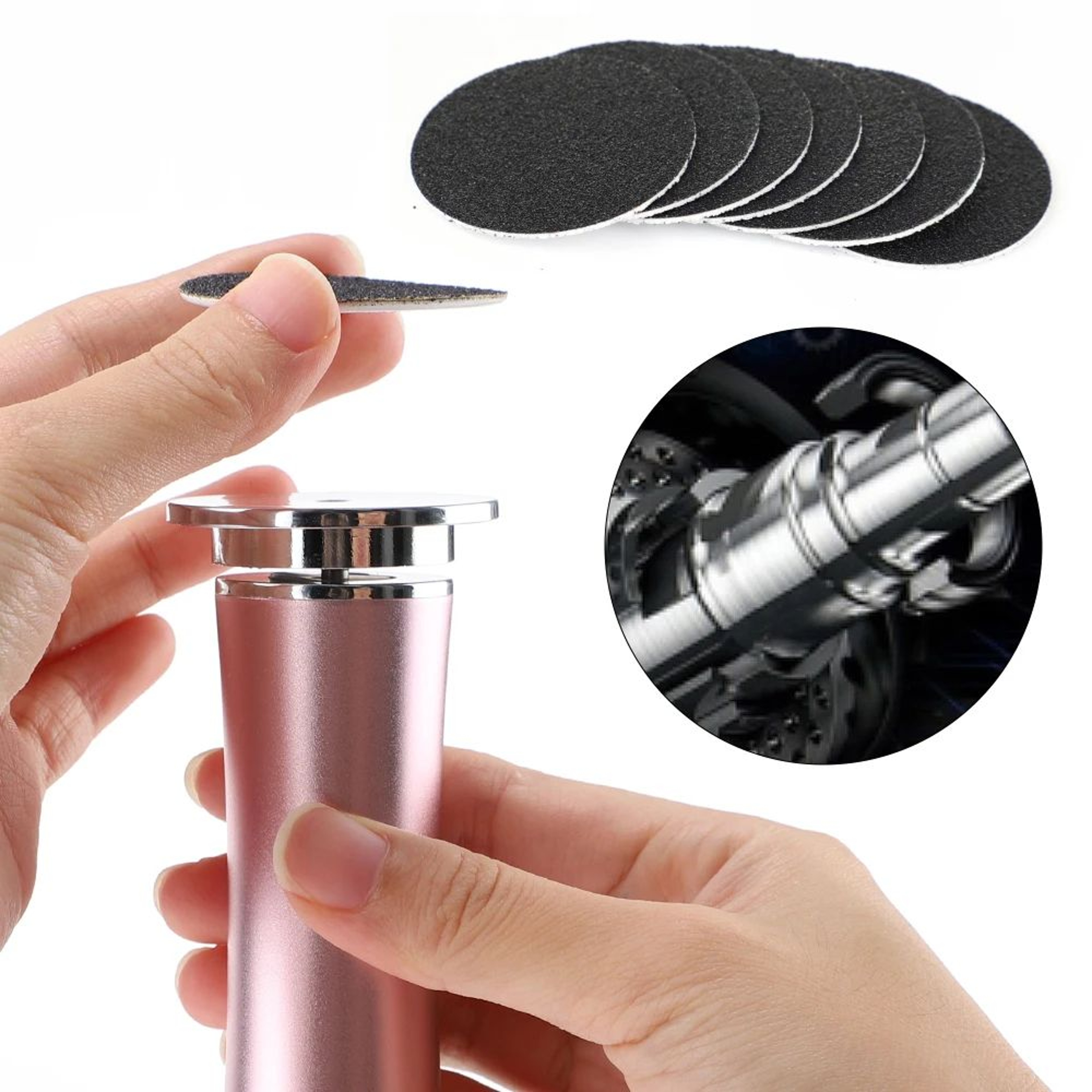Electric Foot Callus Remover Pedicure Tool For Smooth Soft Heels 4