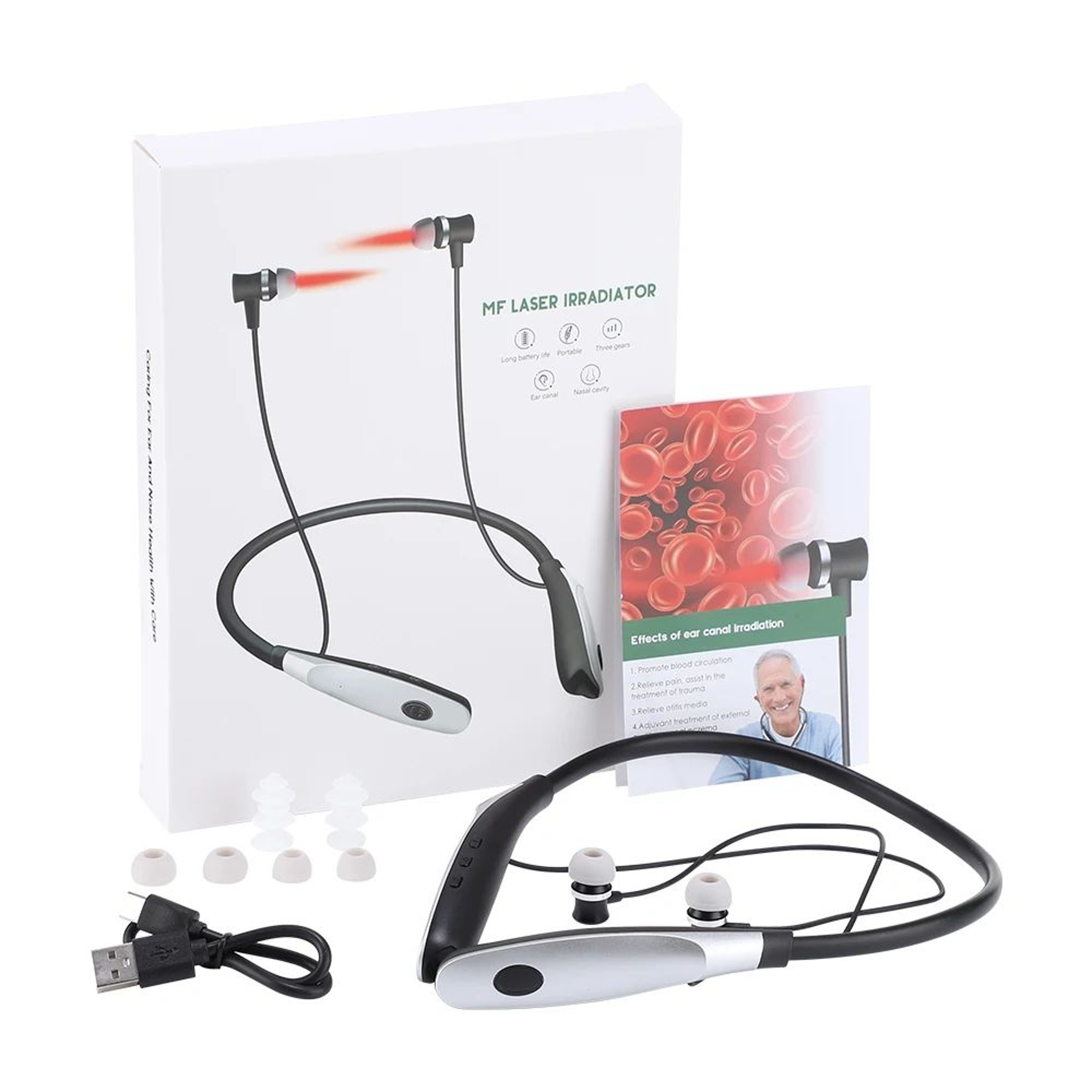 Laser Ear And Nasal Therapy Device Portable Light Therapy Wellness Tool 6