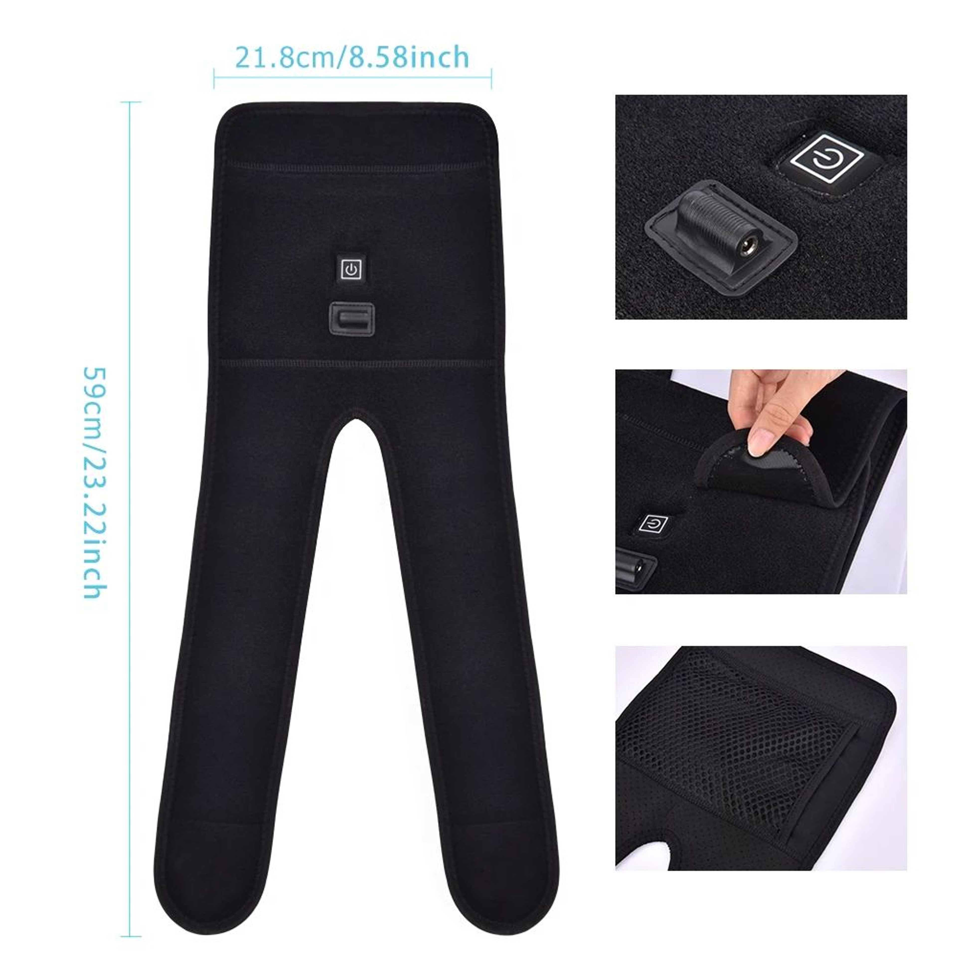 Heated Knee Support Brace USB Knee Wrap For Pain Relief And Comfort 3
