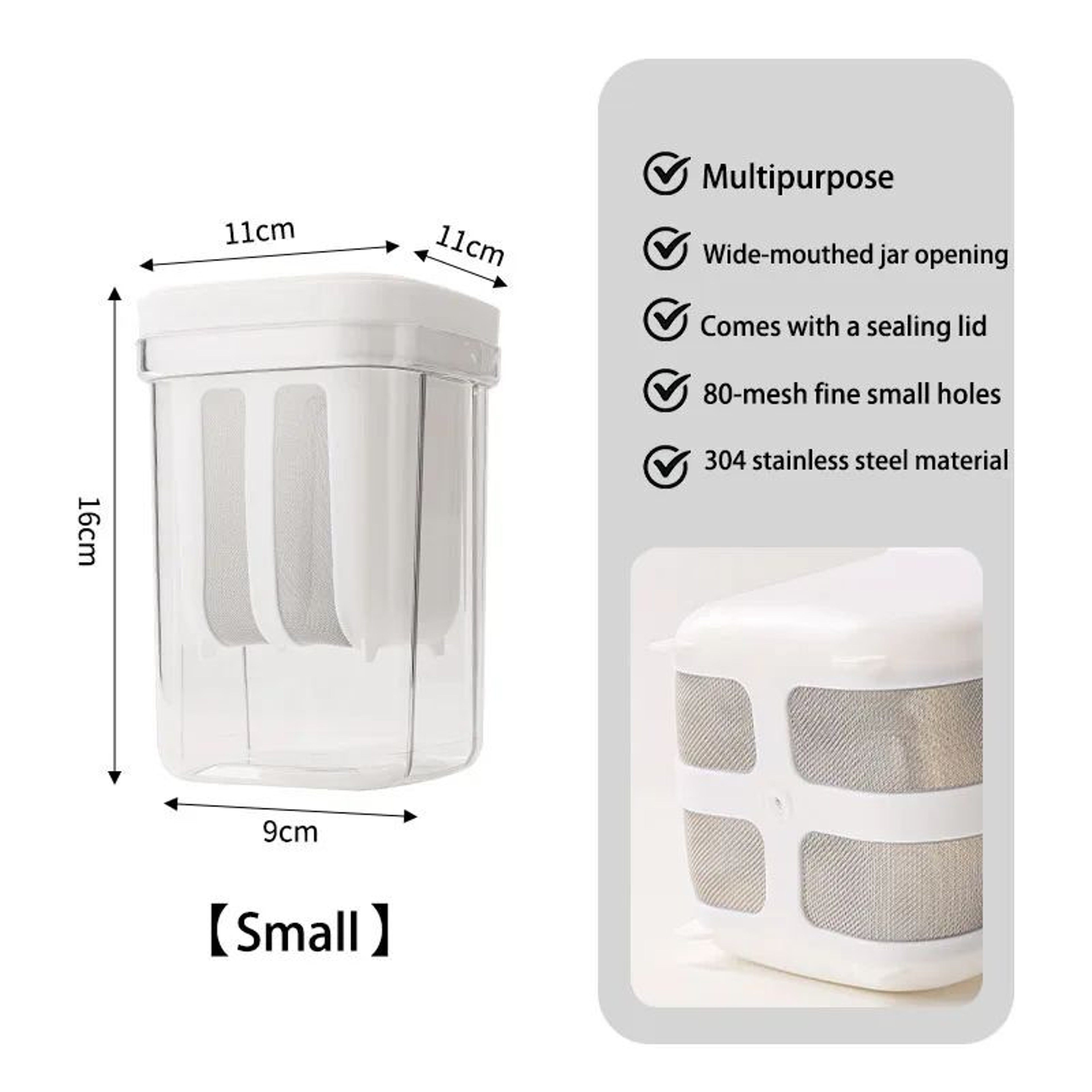 Greek Yogurt Strainer Maker With Storage Container And Whey Separator 6