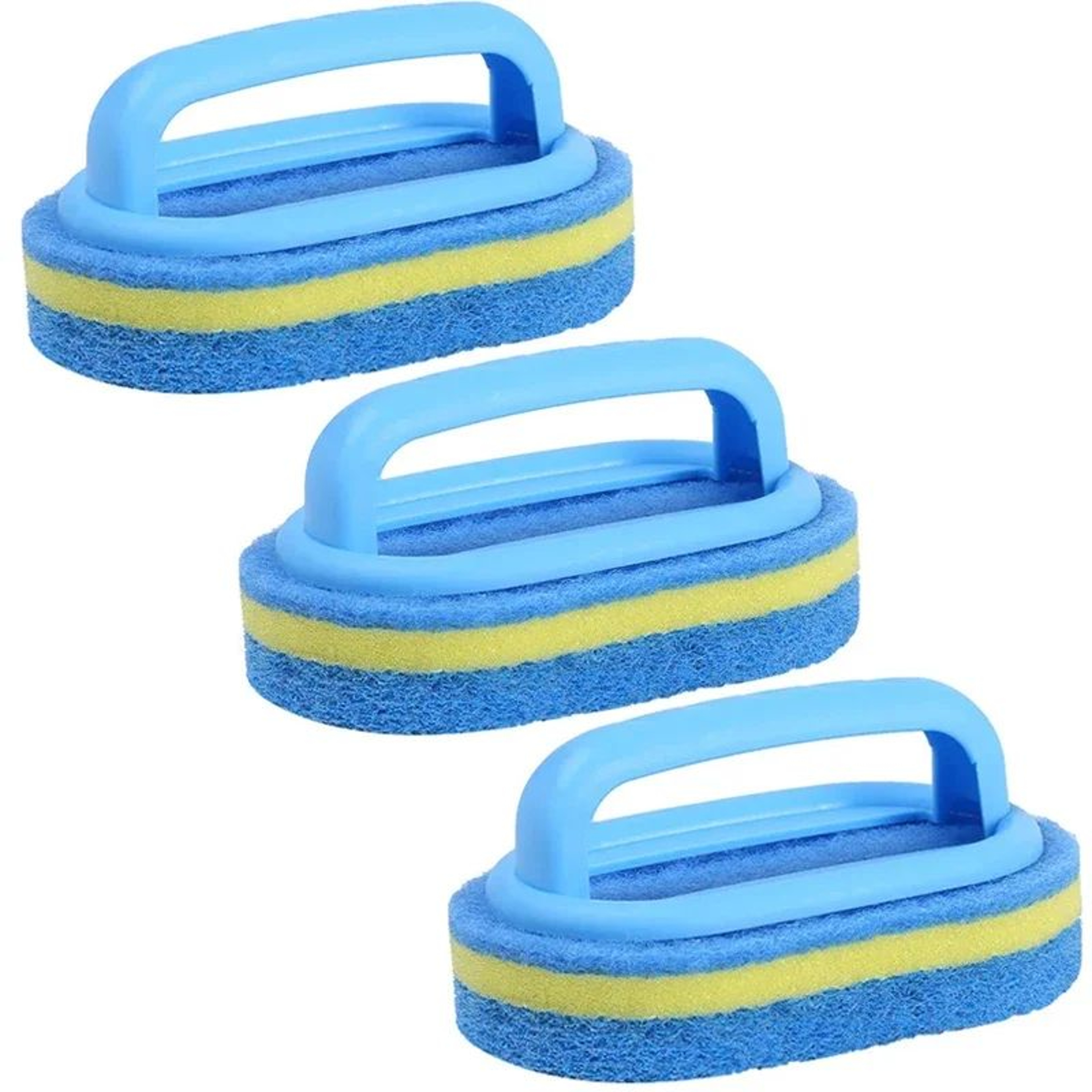 Multipurpose Cleaning Brush With Handle Sponge For Kitchen And Bathroom 7