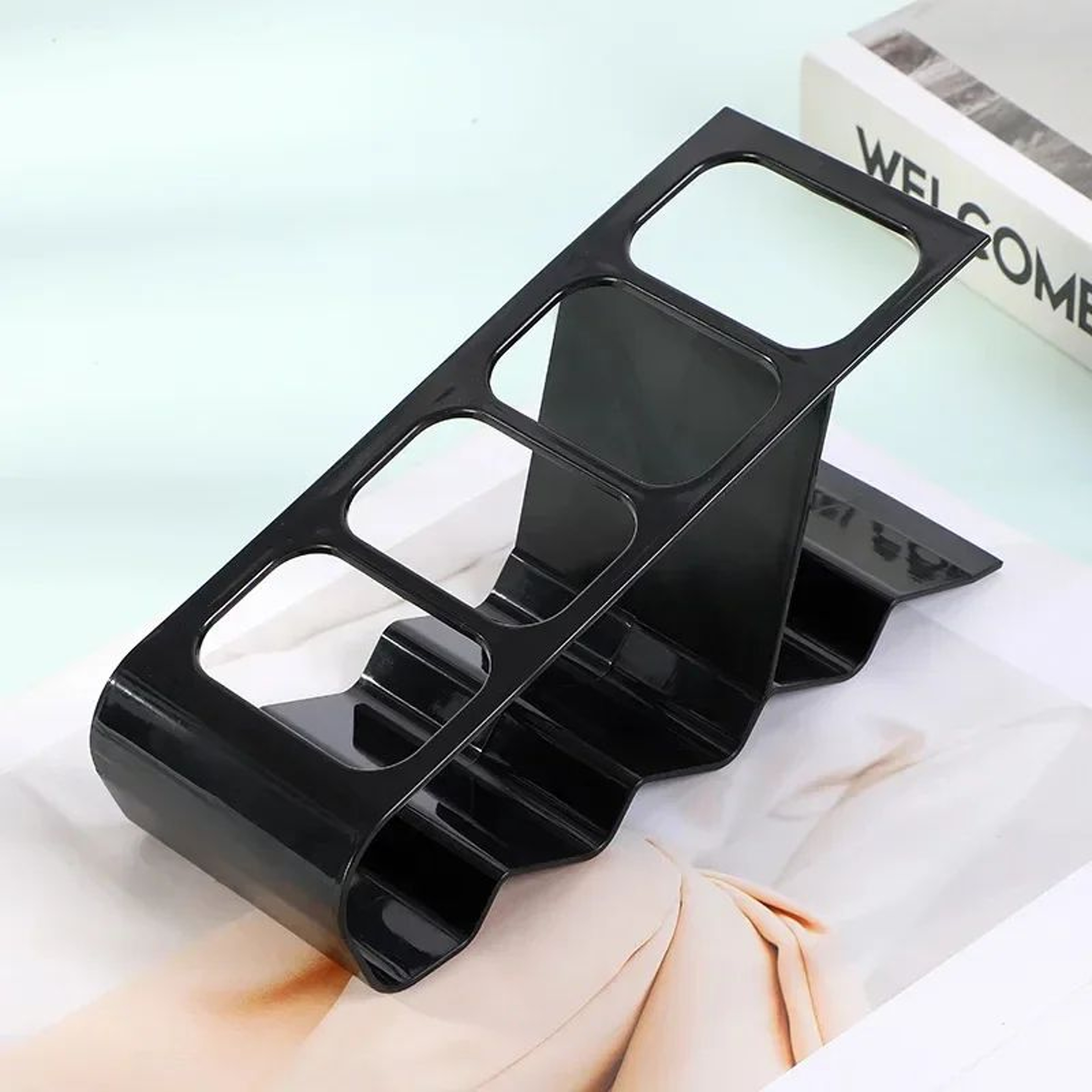 Remote Control Organizer Holder With 4 Slot Desk Storage Rack 6