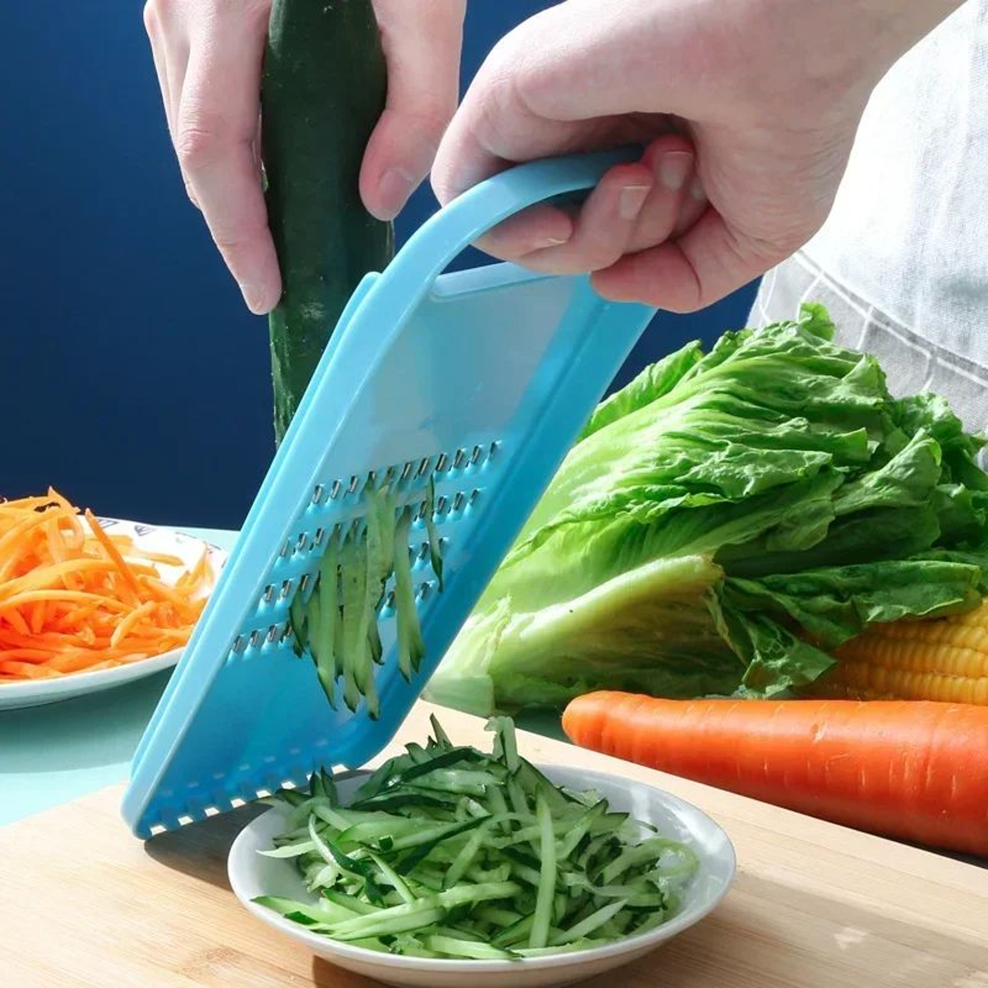 Vegetable Slicer And Grater Tool For Fast Food Prep 4