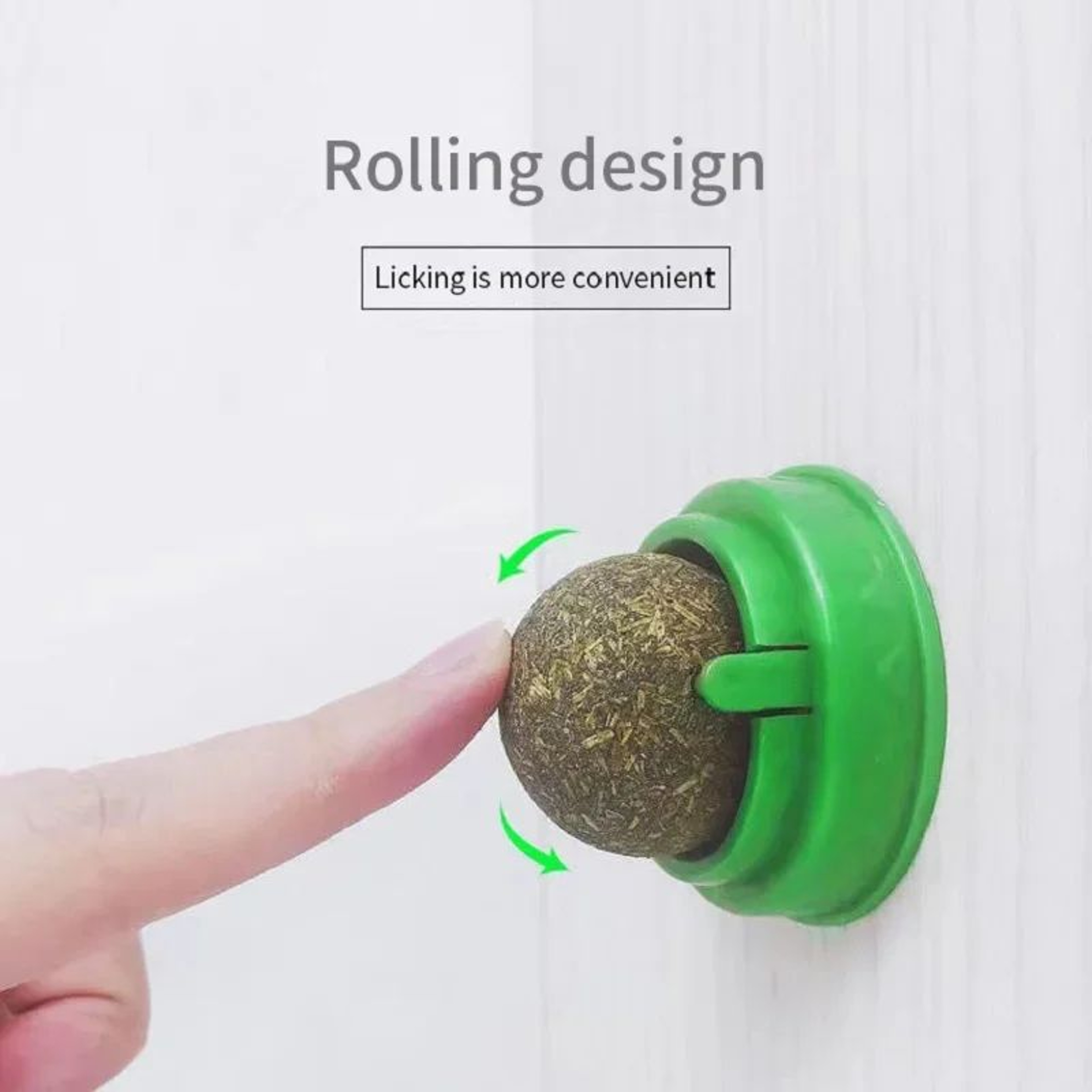 Wall Mounted Catnip Ball Toy And Scratching Post For Cats 2