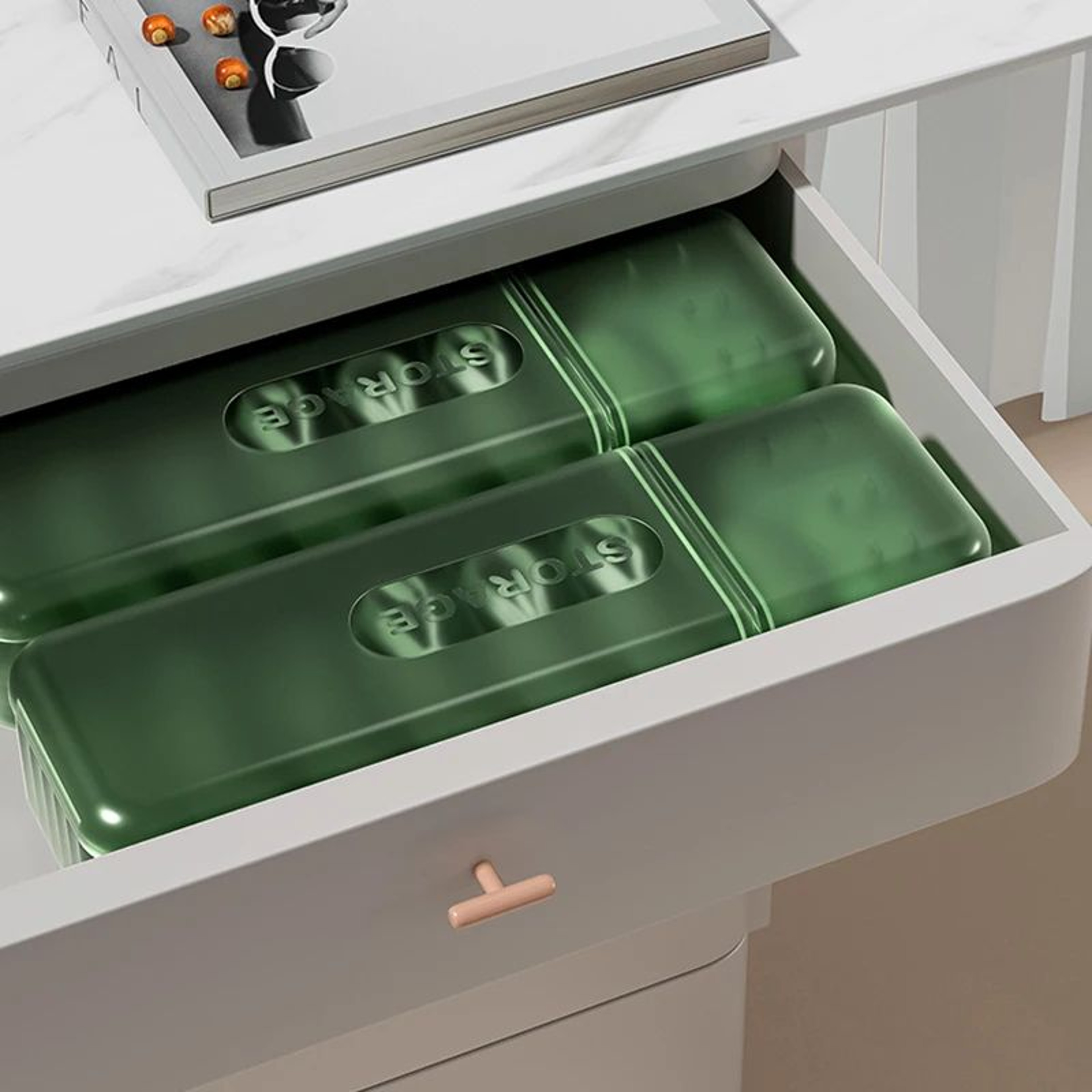 Smart Cable Organizer Box Desk Cord Management Storage Case 4