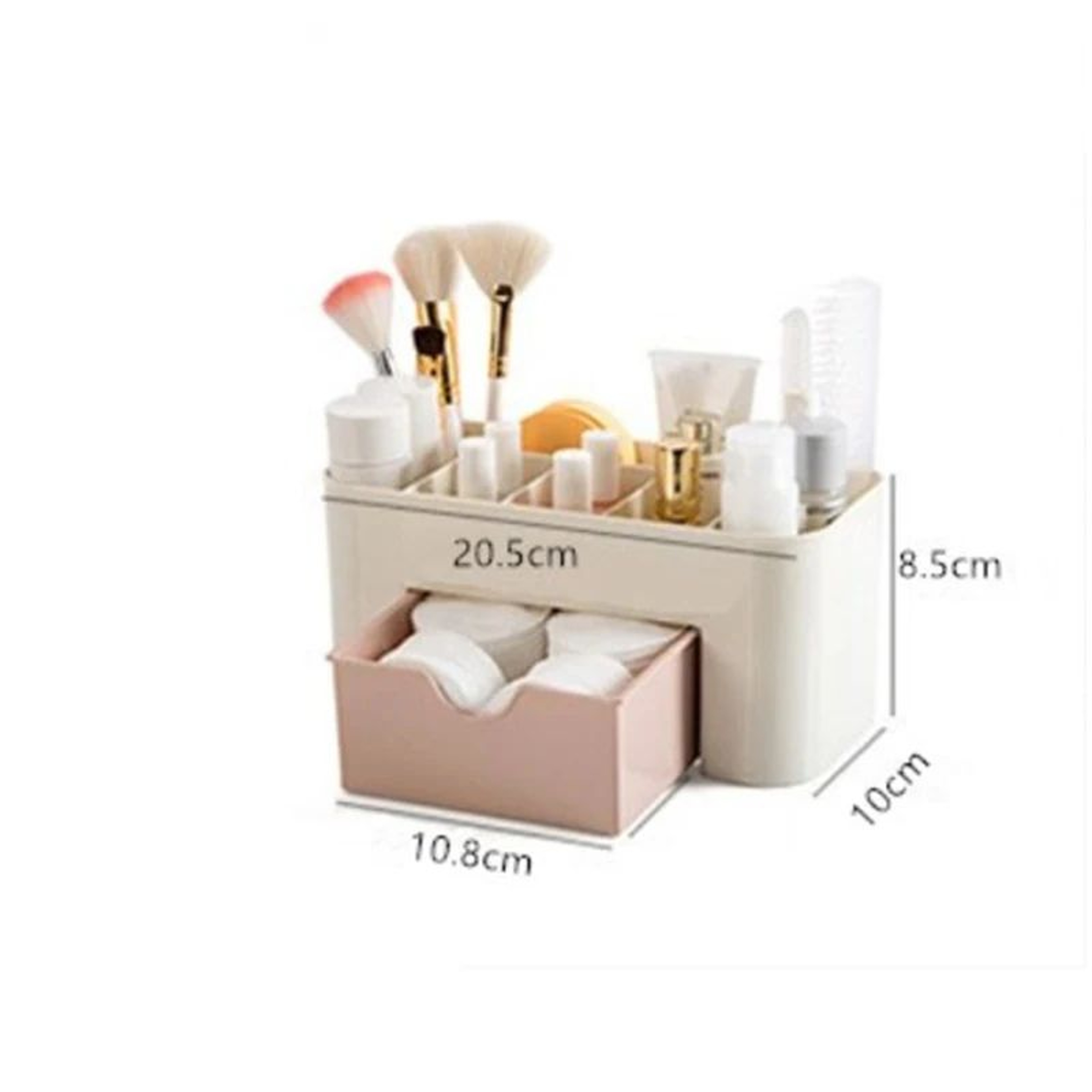 Makeup Organizer Box With Drawer Cosmetic Storage Case Vanity Organizer 5