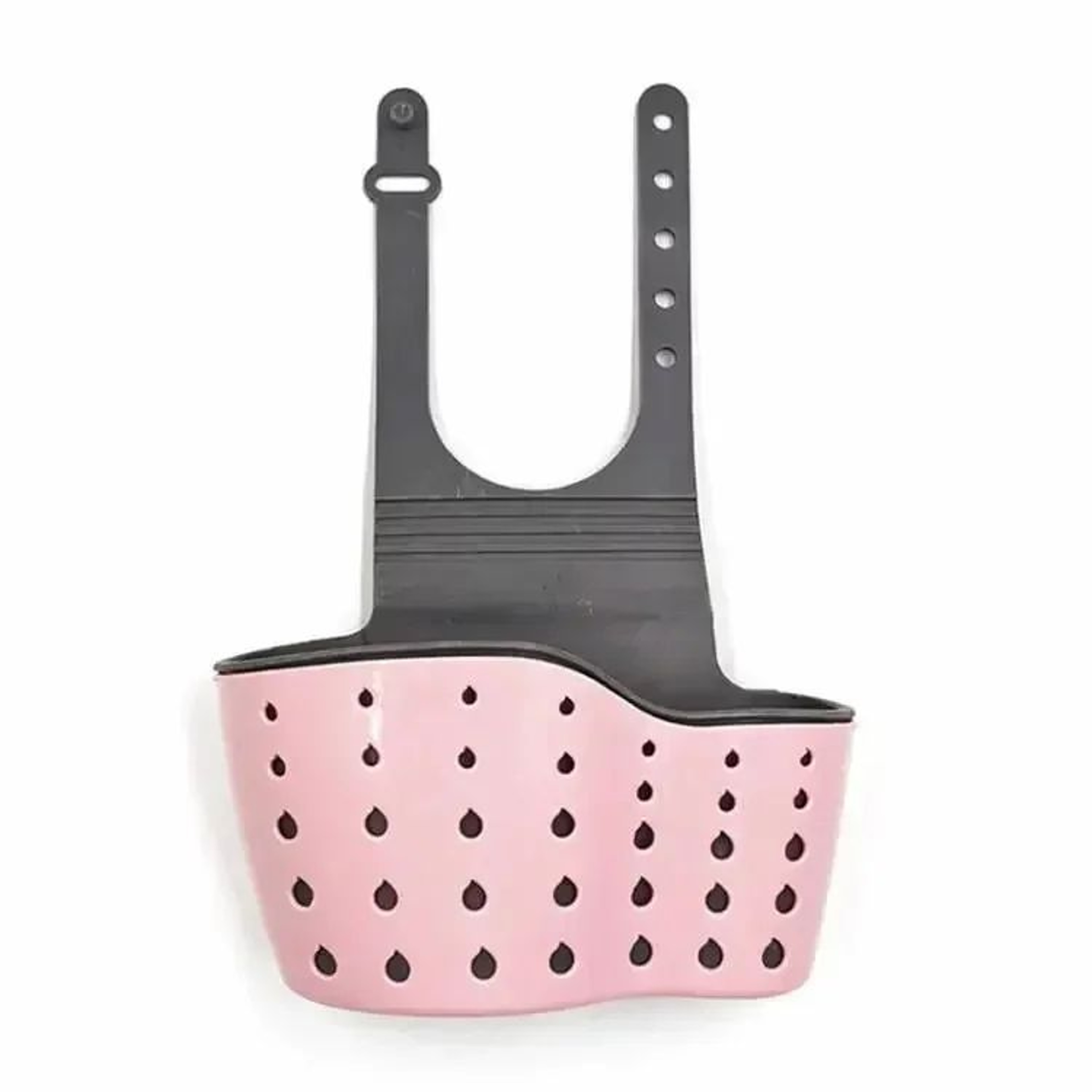 Kitchen Sink Drain Basket Holder Adjustable Sponge Storage Hanging Organizer 8