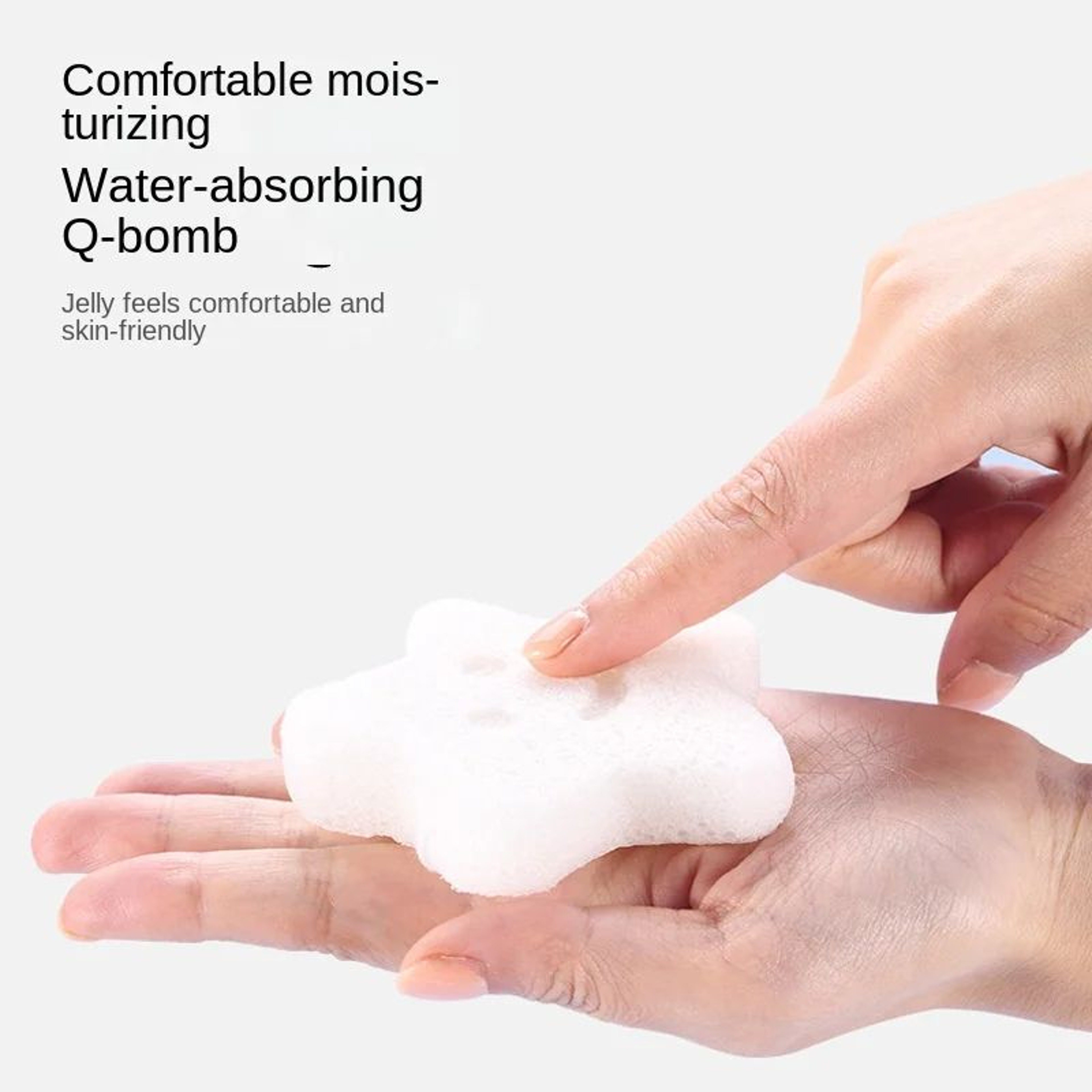 Gentle Konjac Baby Bath Sponge Soft Natural Infant Wash Sponge 1