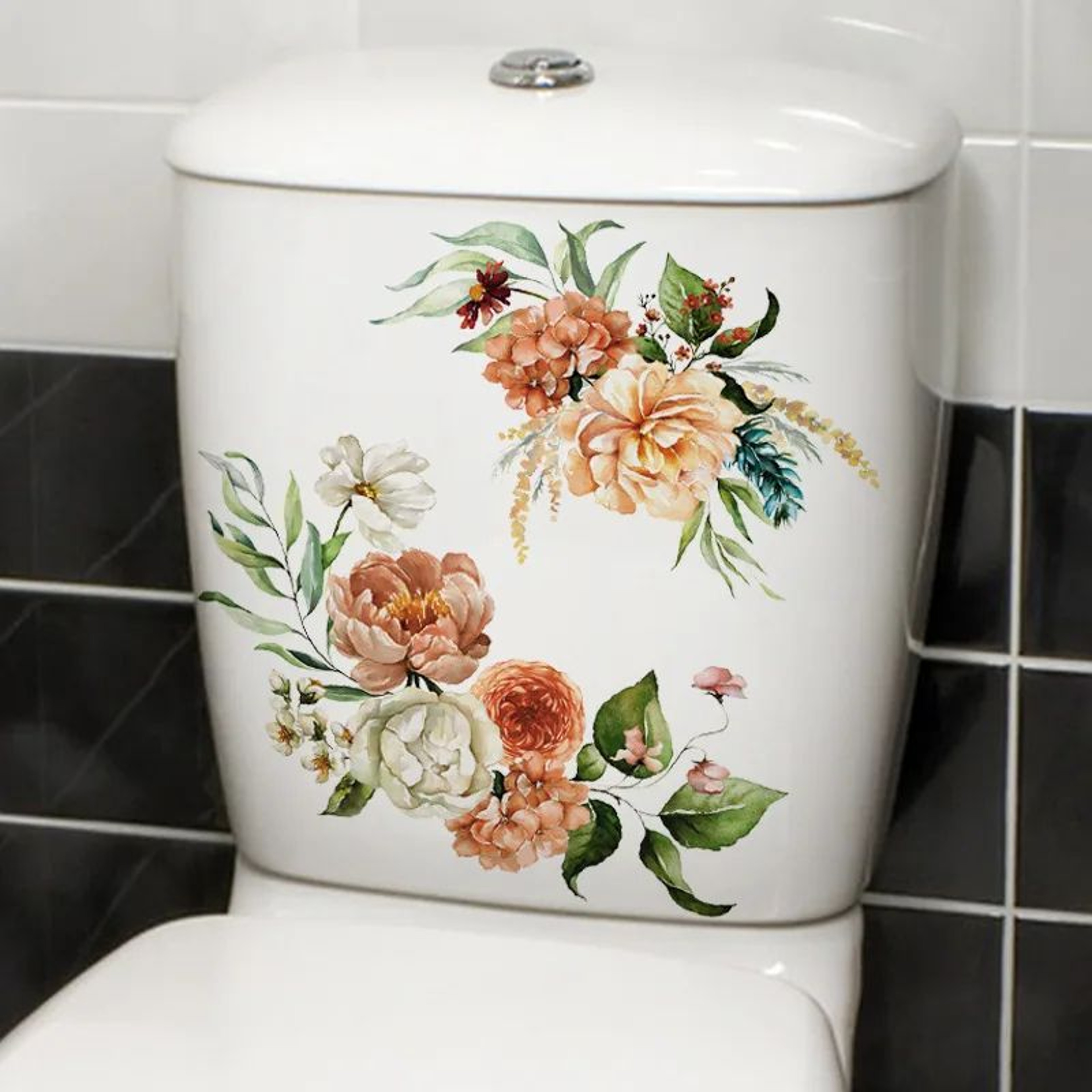 Funny Toilet Sticker Bathroom Wall Decal Removable WC Sticker Decor 15