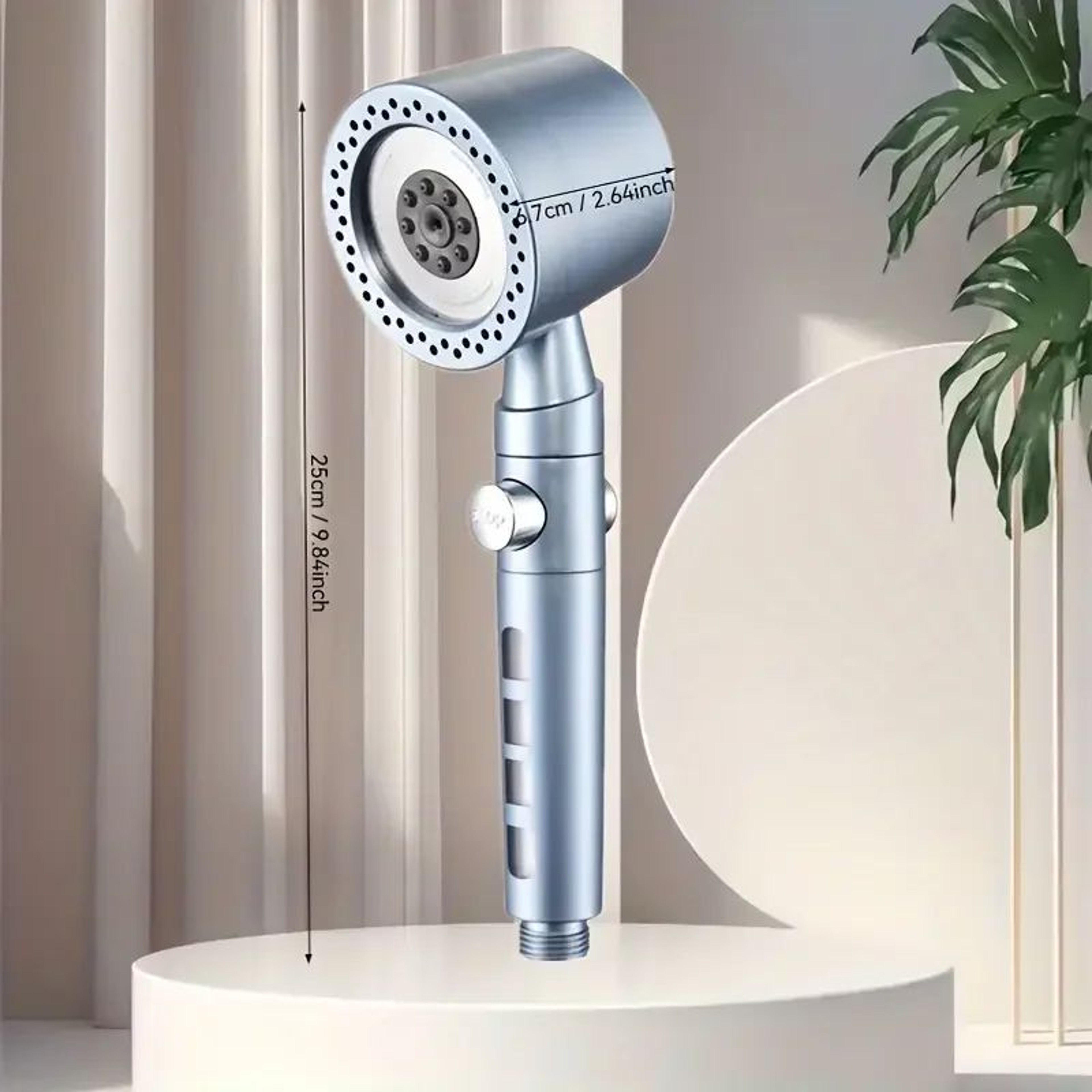 High Pressure Filtered Shower Head 5 Mode Water Saving Handheld Set 3