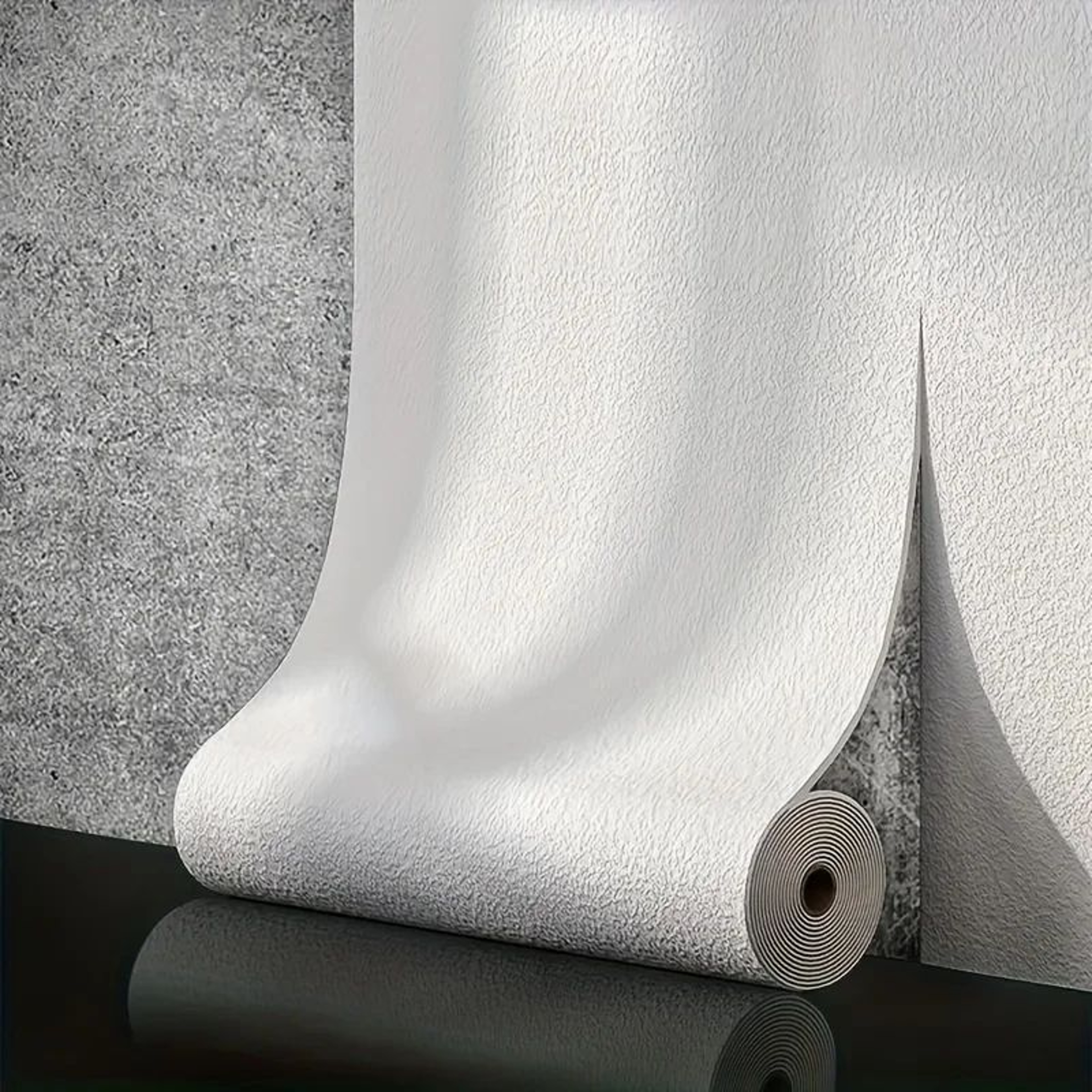 Self Adhesive 3D Wall Sticker Waterproof Cement Gray Wallpaper 9