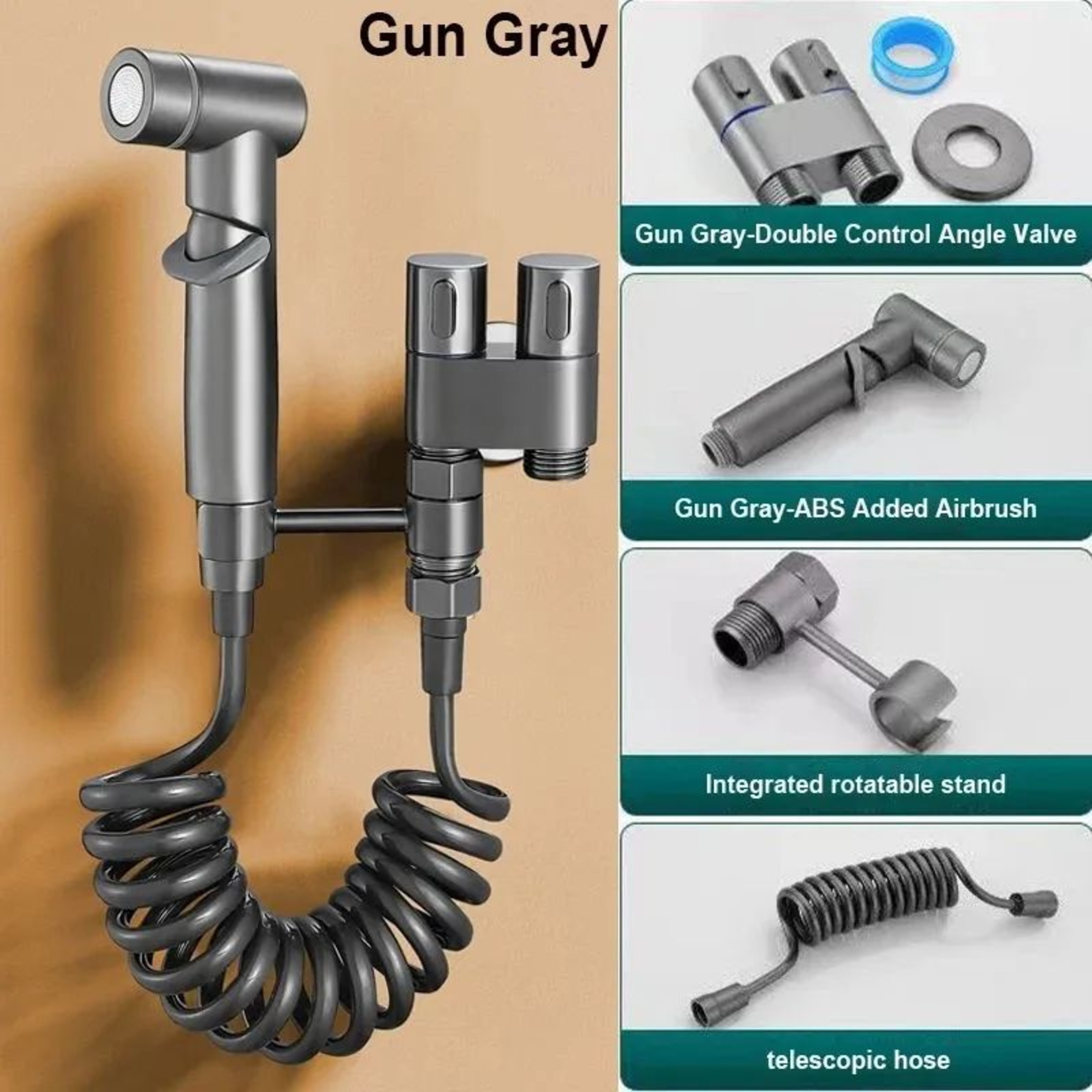 Premium Handheld Bidet Sprayer Toilet Sprayer Set Portable Bidet For Everyday Hygiene 7