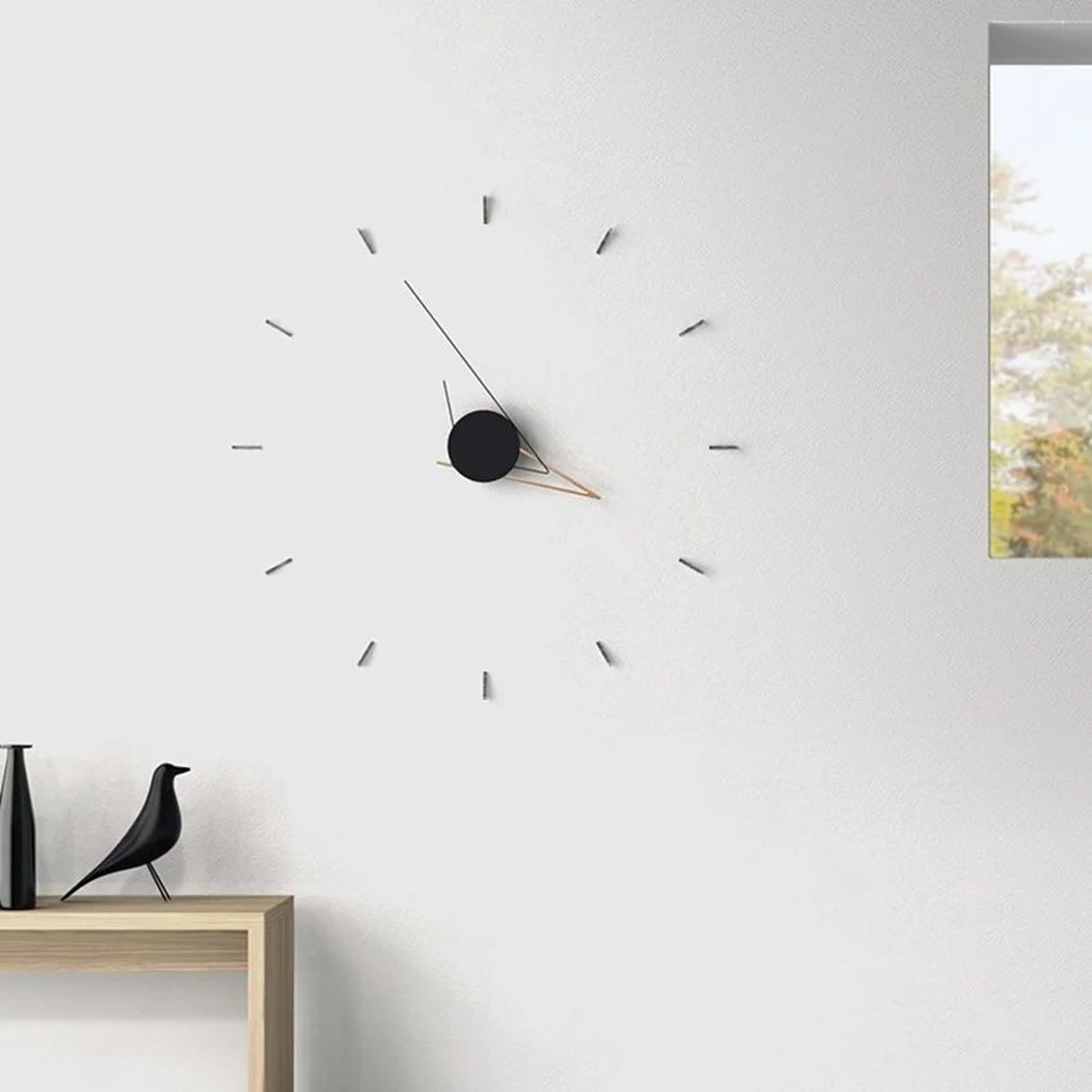 Premium DIY Wall Clock Modern Minimalist Silent Wall Decor Clock 0