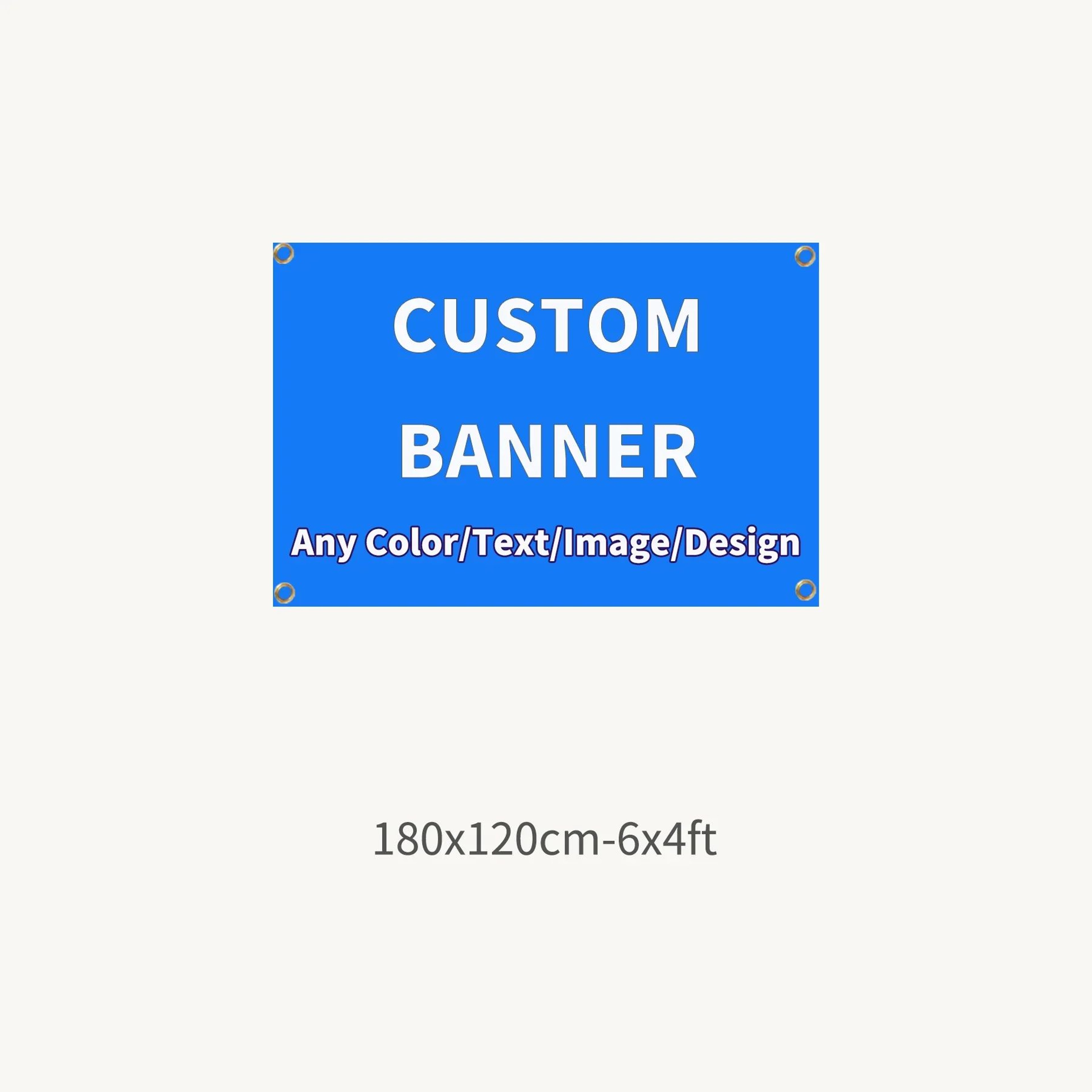 Custom Polyester Banner Personalized Outdoor And Indoor Display Sign With Grommets 11