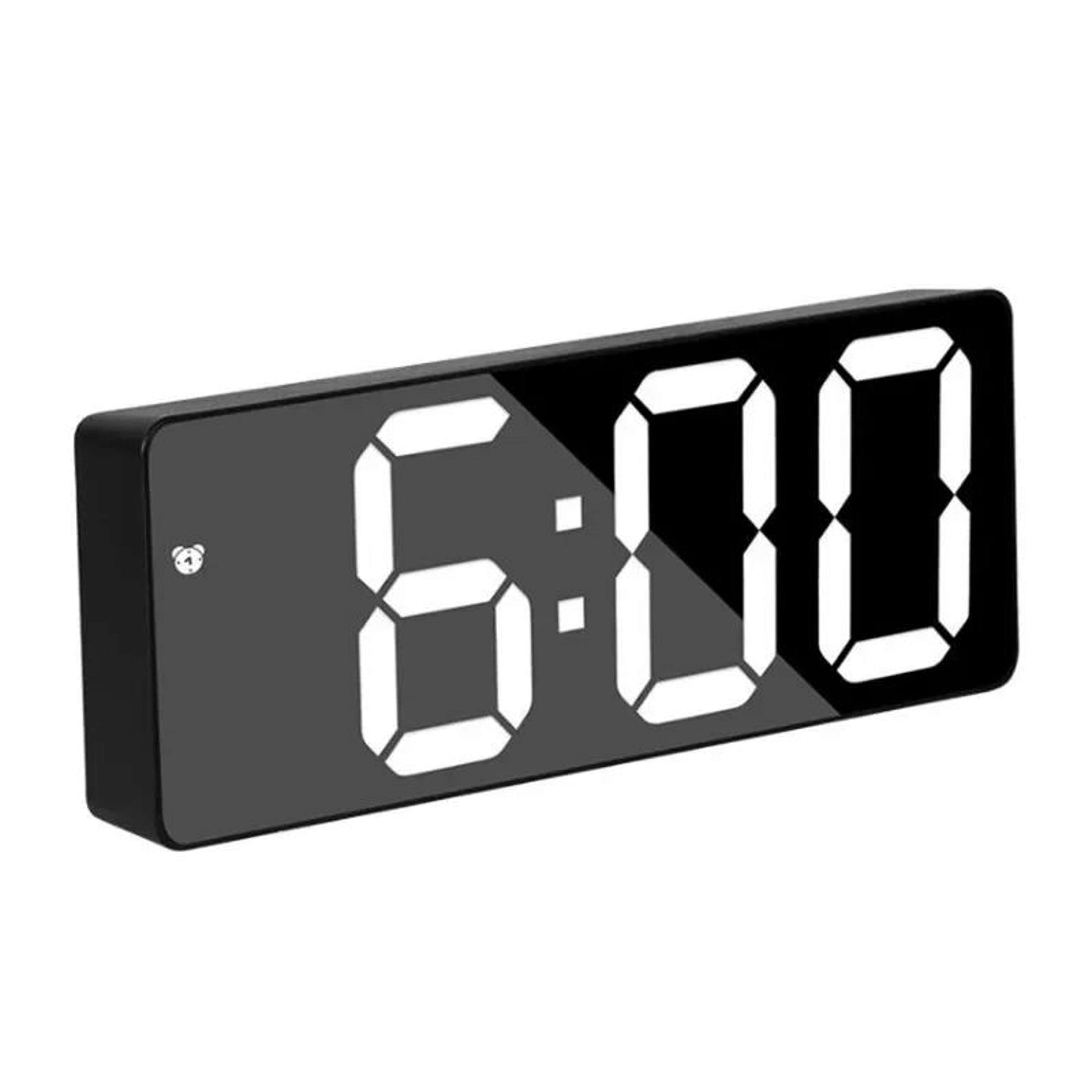 Smart LED Mirror Alarm Clock With Voice Control And Night Mode Display 1