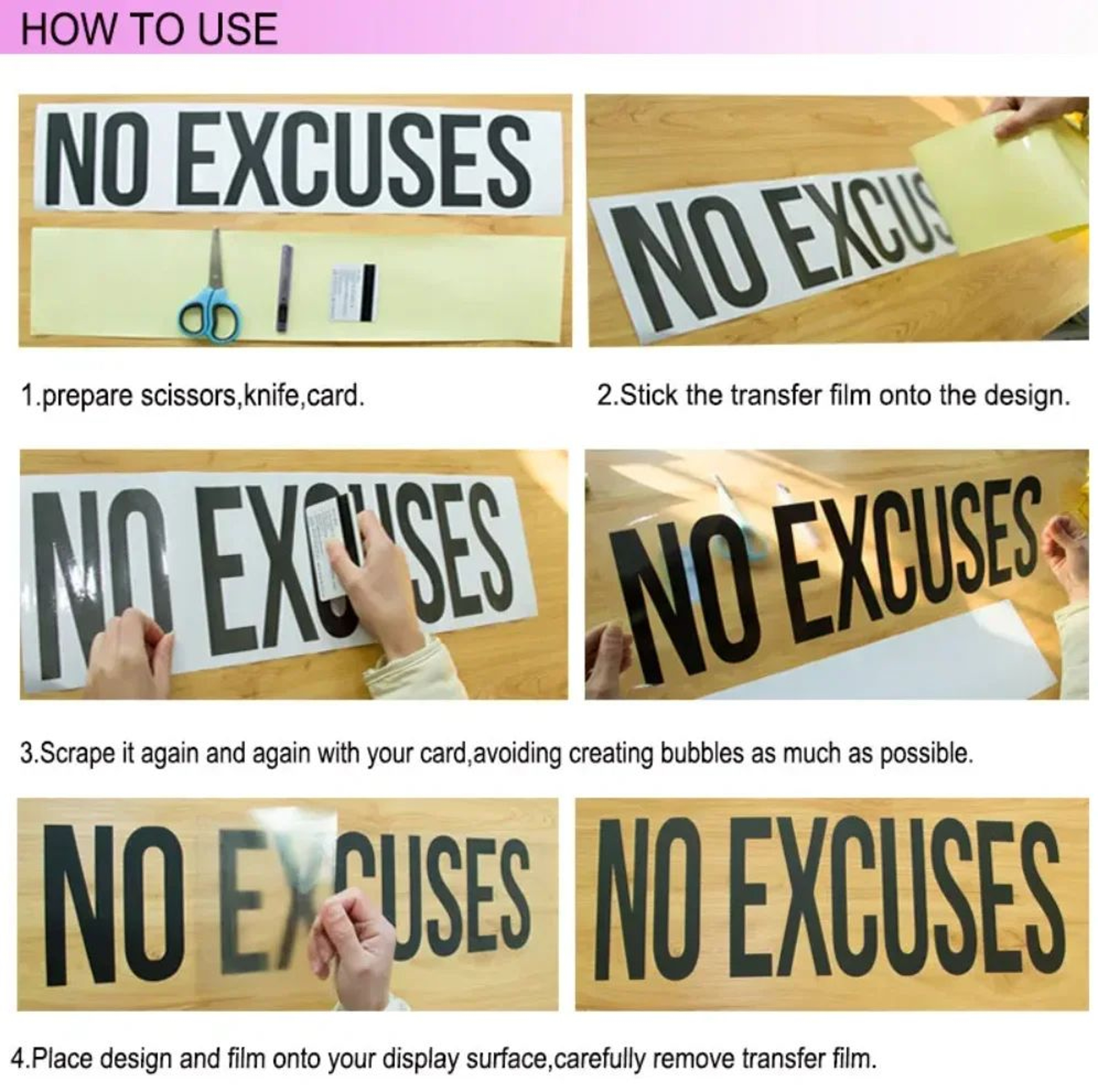 Hebrew Phrase Wall Stickers Inspirational Quote Home Decor 4