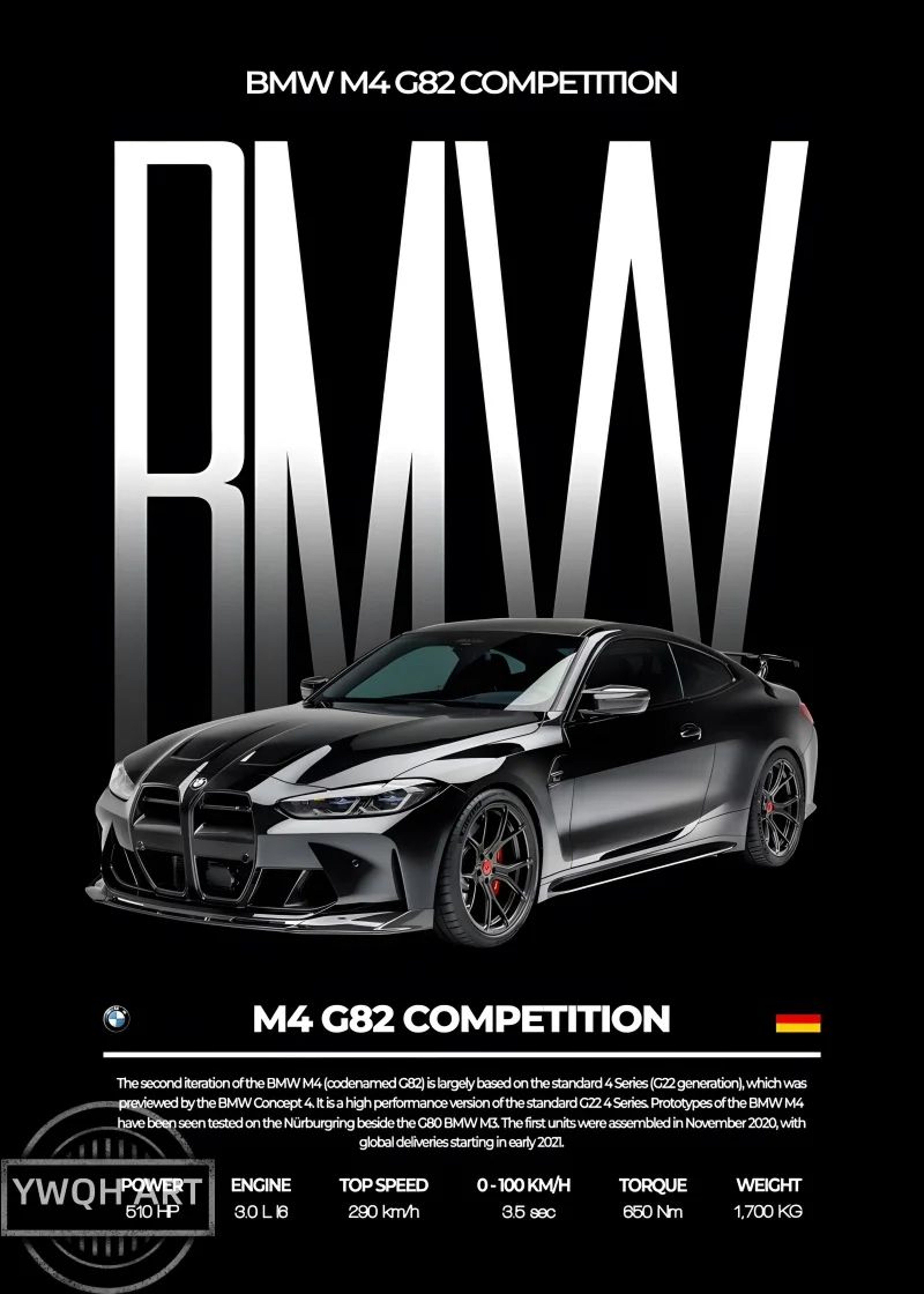 Black Racing Cars Canvas Wall Art Modern Car Poster 19
