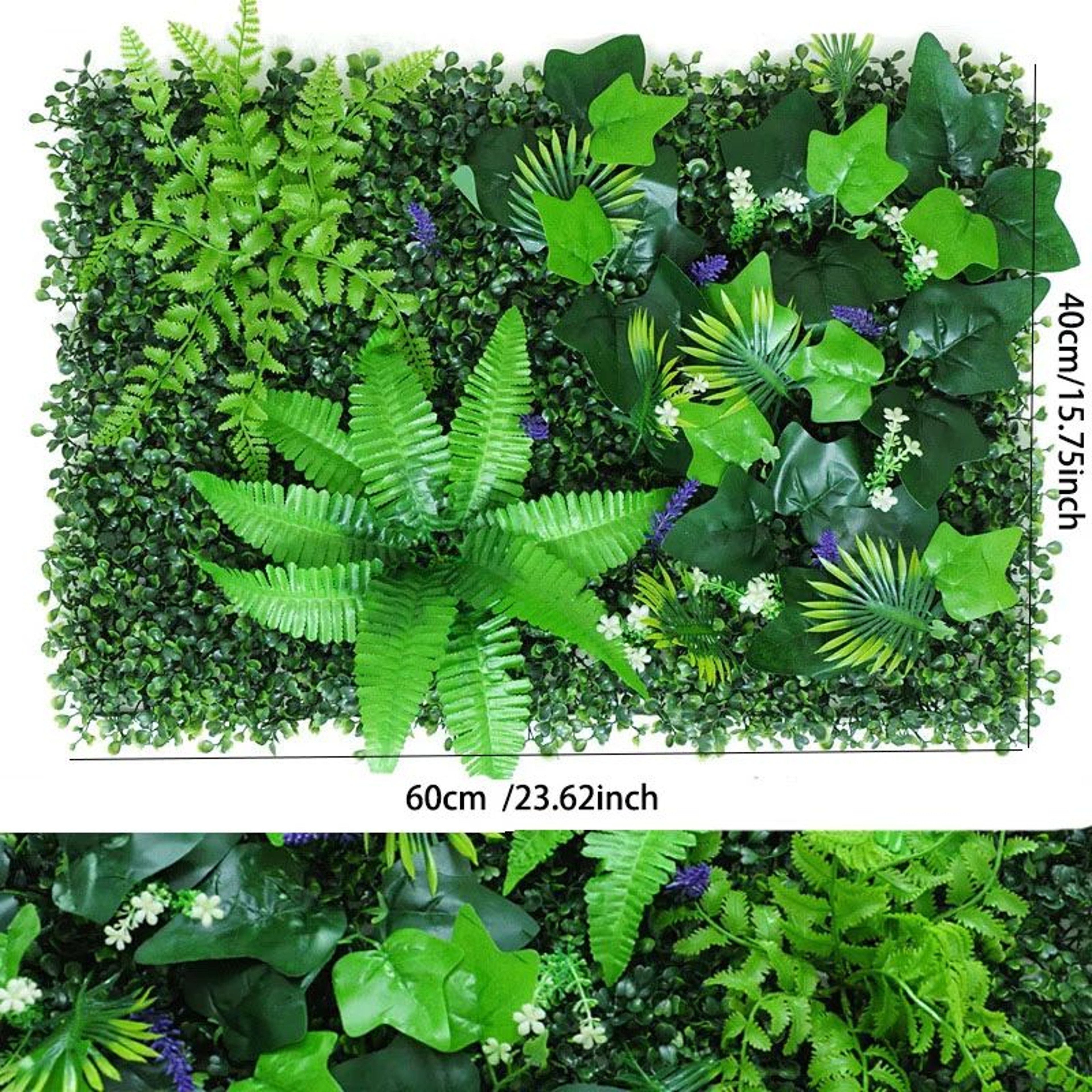 Artificial Boxwood Wall Panel Green Hedge For Indoor Outdoor Decor 8