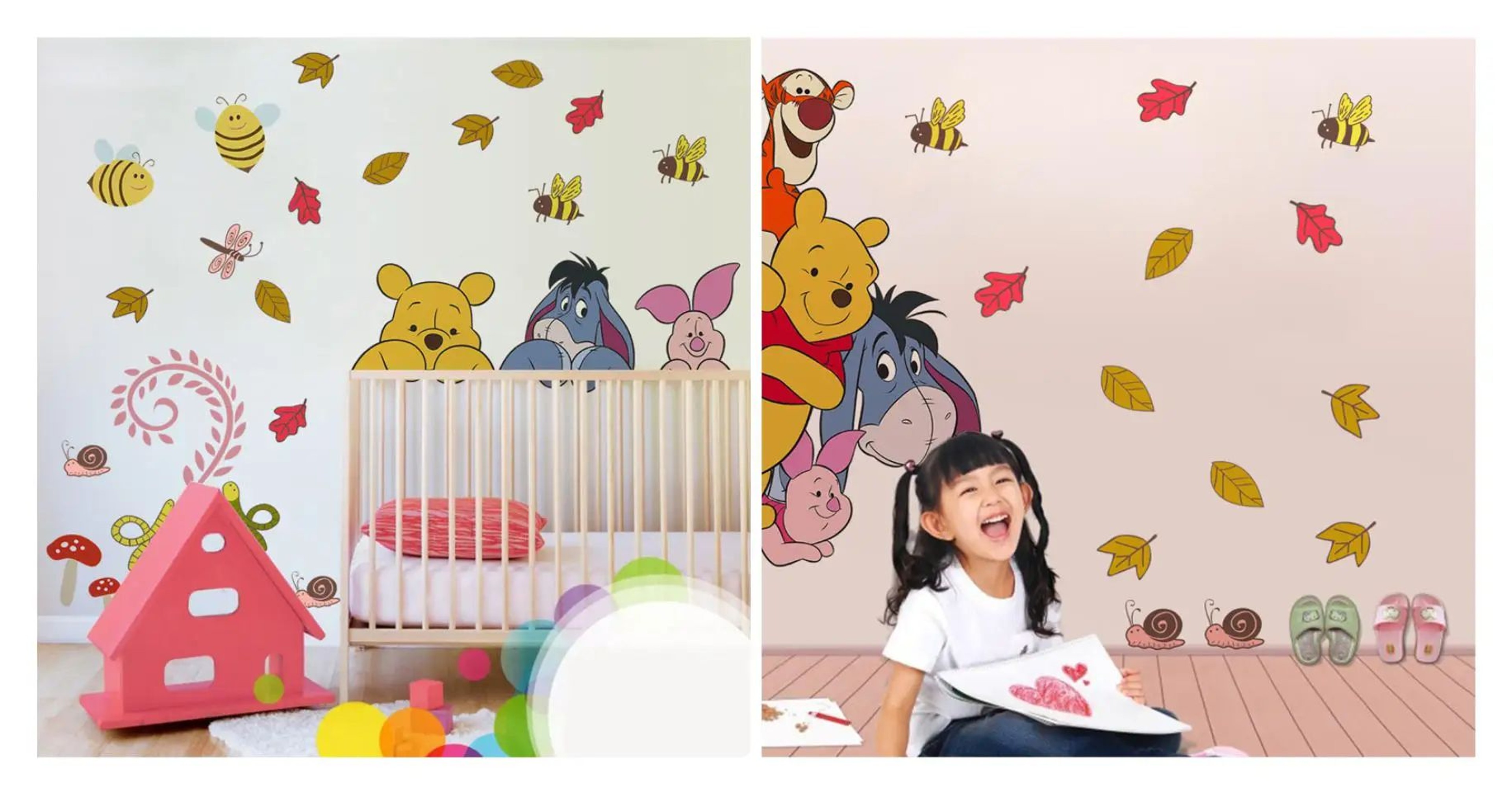 Cartoon Bear Wall Sticker For Kids Room Bedroom And Nursery Decor 10