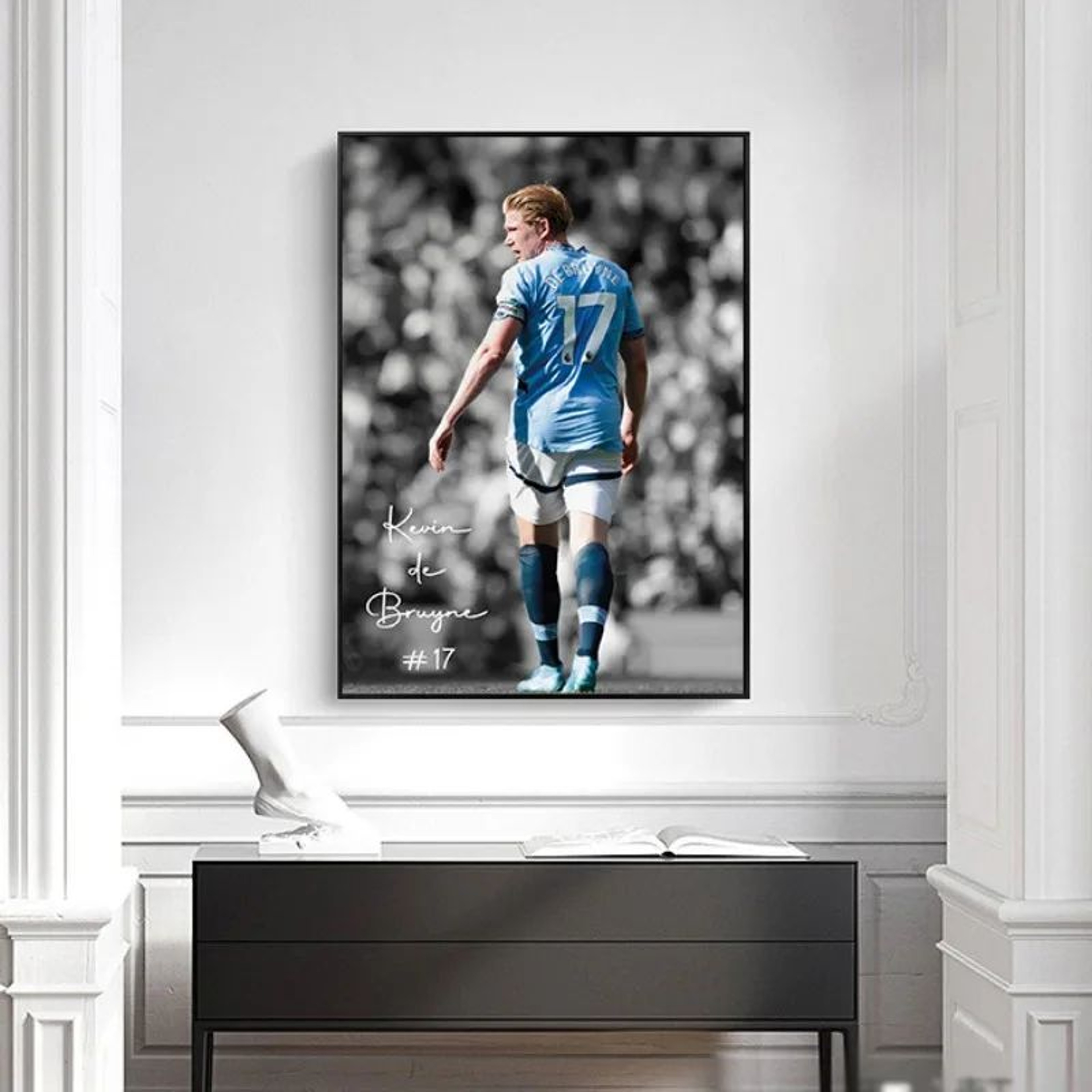 Famous Soccer Player Poster Canvas Football Wall Art Sports Room Decor 1