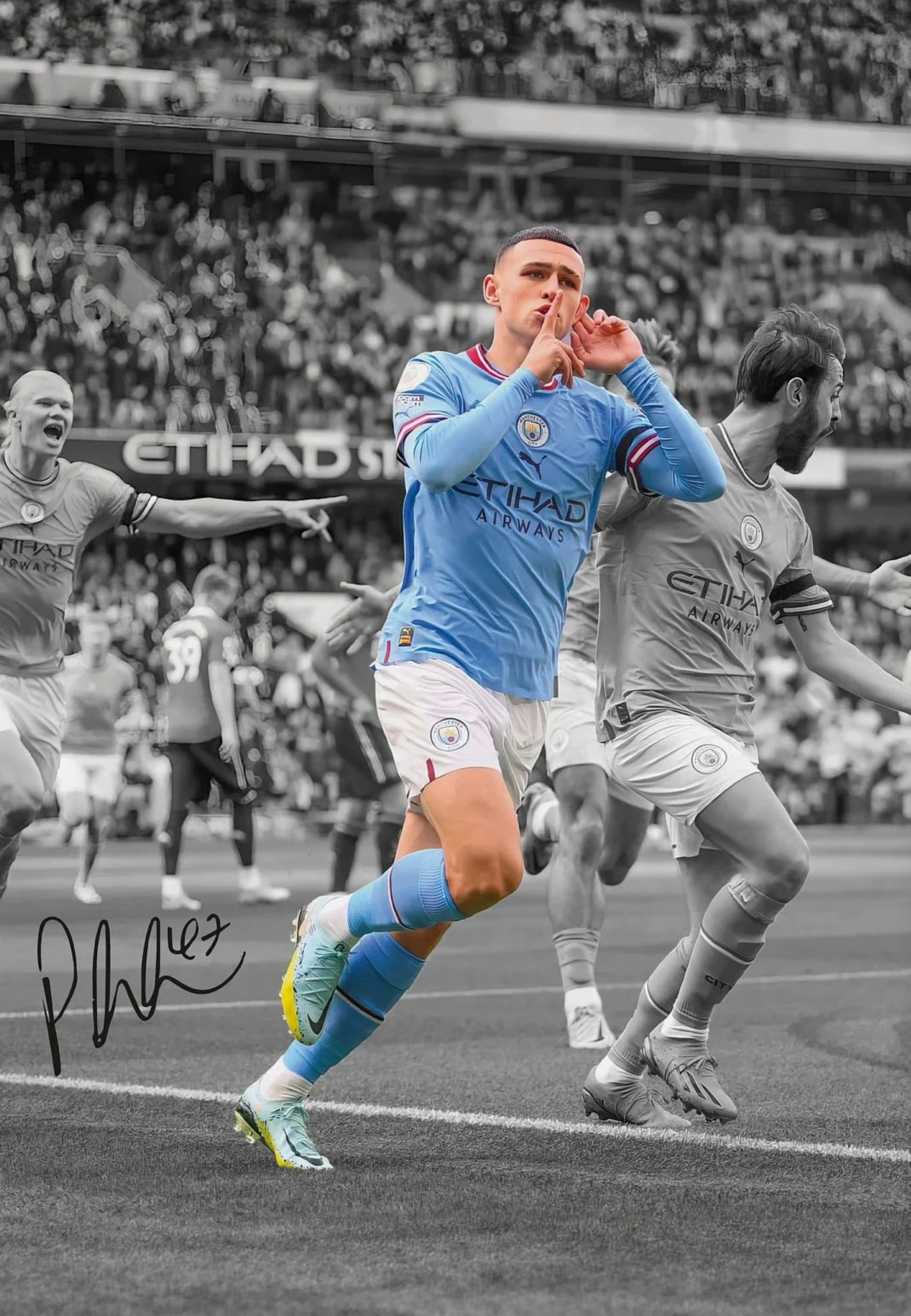 Famous Soccer Player Poster Canvas Football Wall Art Sports Room Decor 27