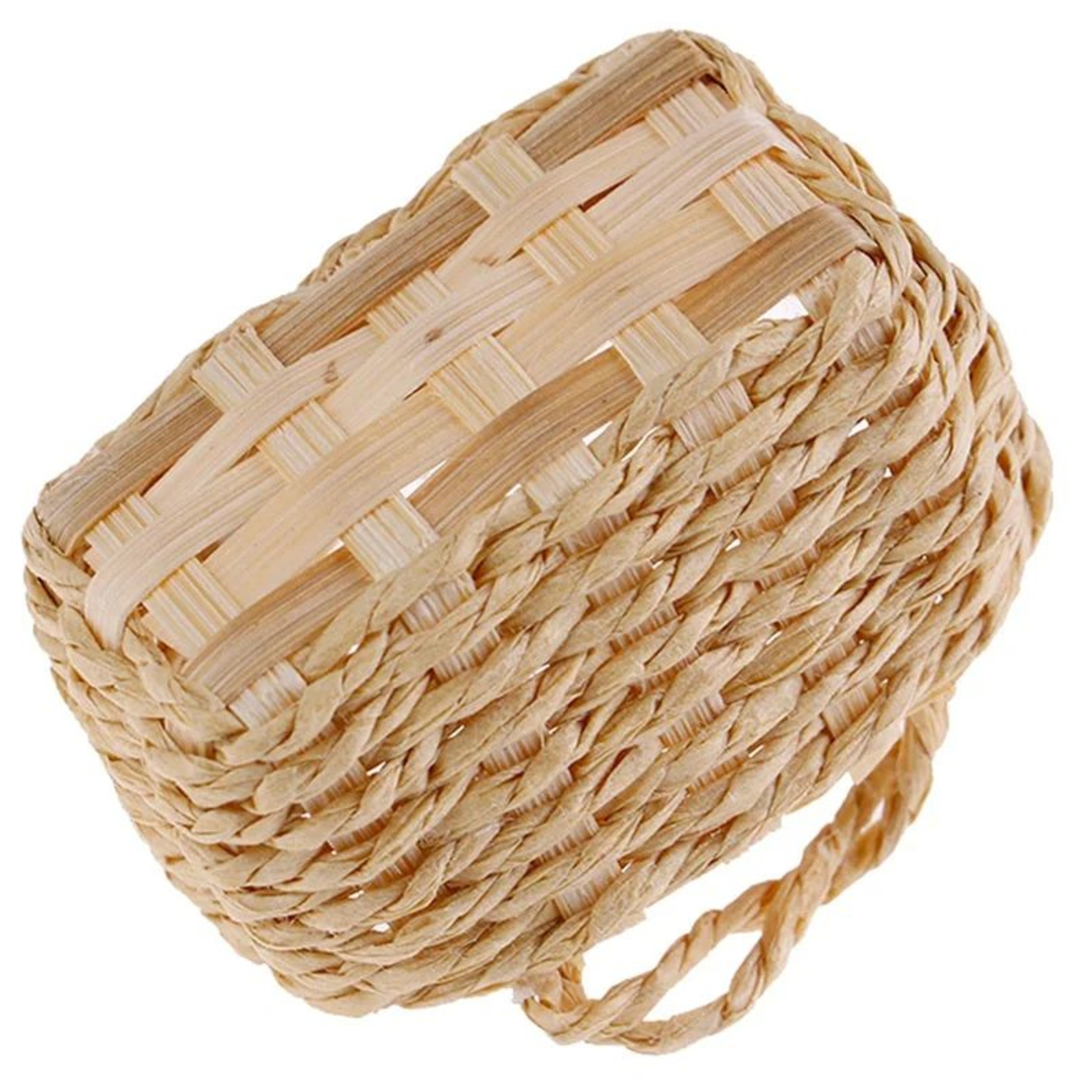 Mini Rattan Dollhouse Basket Handwoven Miniature Storage Decor For 1 12 Scale Dolls 4