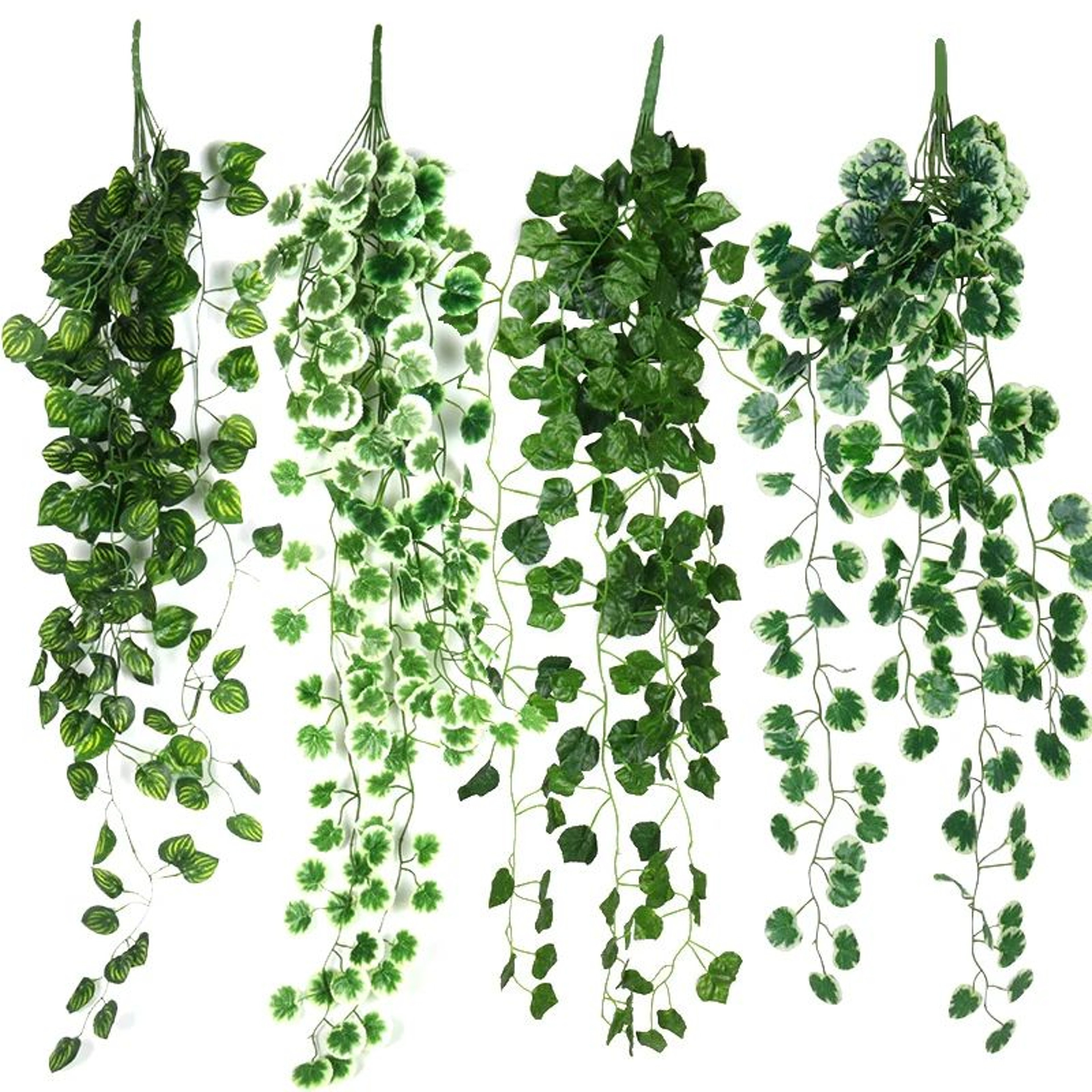 Artificial Ivy Garland Hanging Vine Green Leaf Wall Decor For Home Wedding And Party Styling 0
