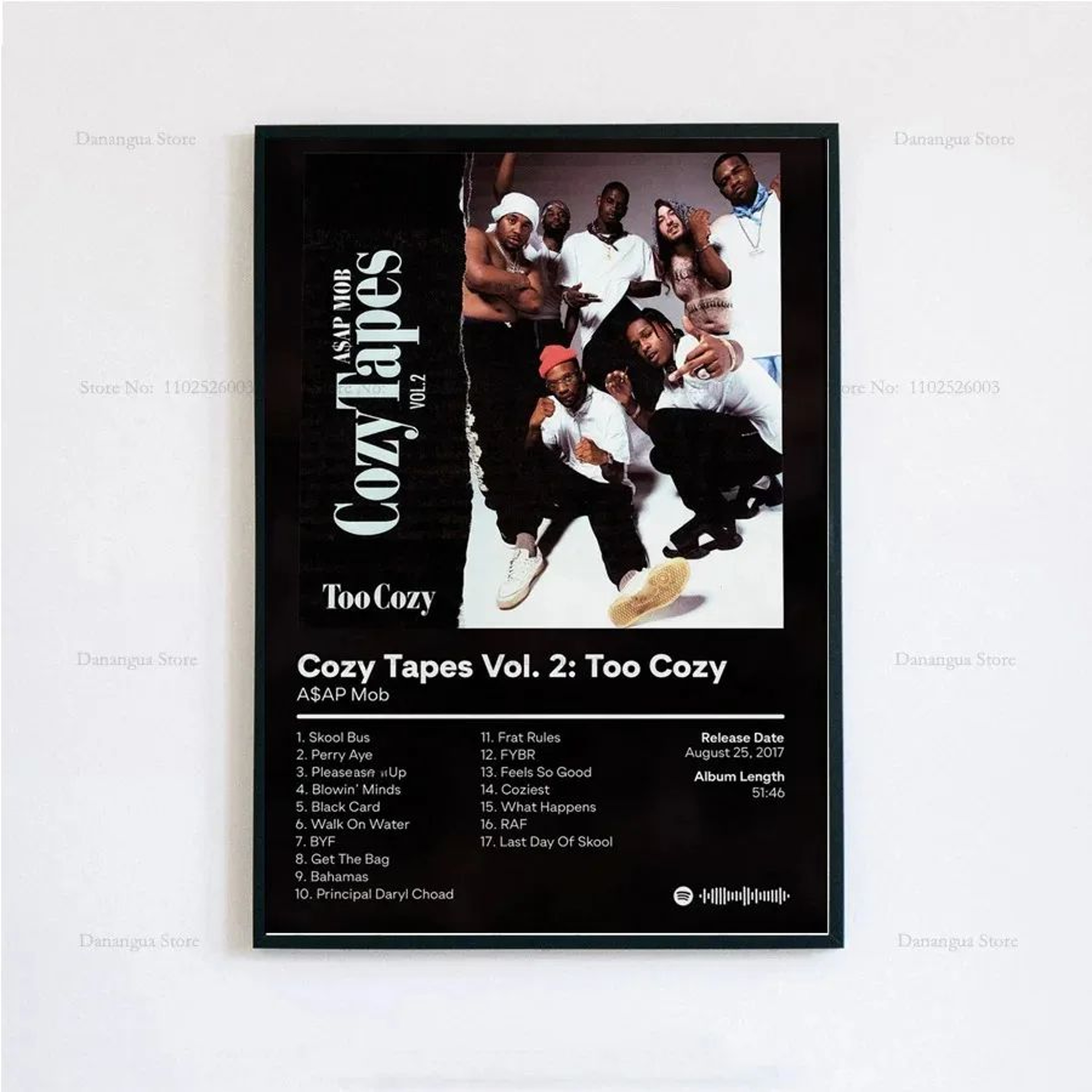 ASAP Rocky Album Cover Poster Canvas Wall Art For Room Decor 15