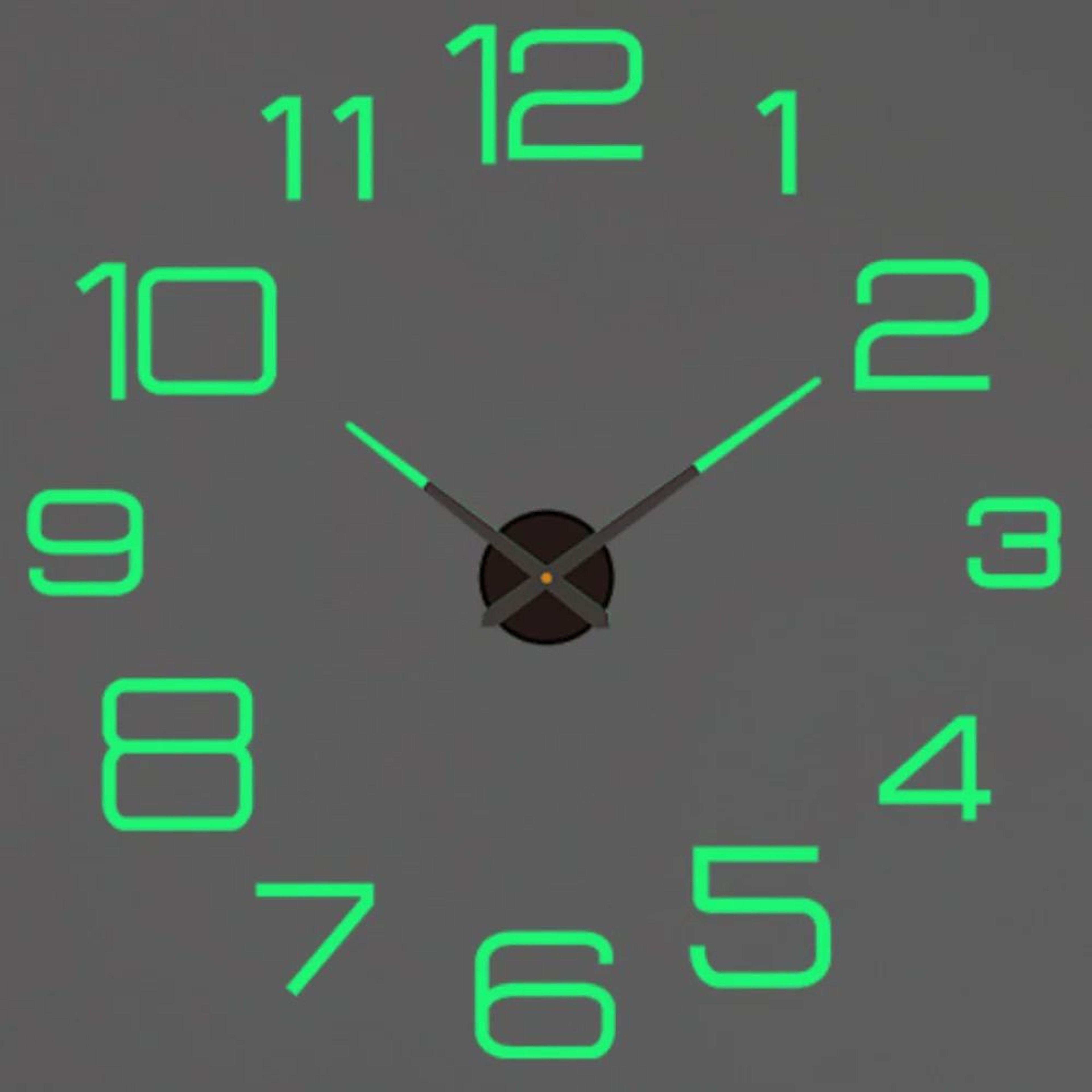 Modern DIY 3D Wall Clock Large Acrylic Mirror Stickers For Home Decor 5