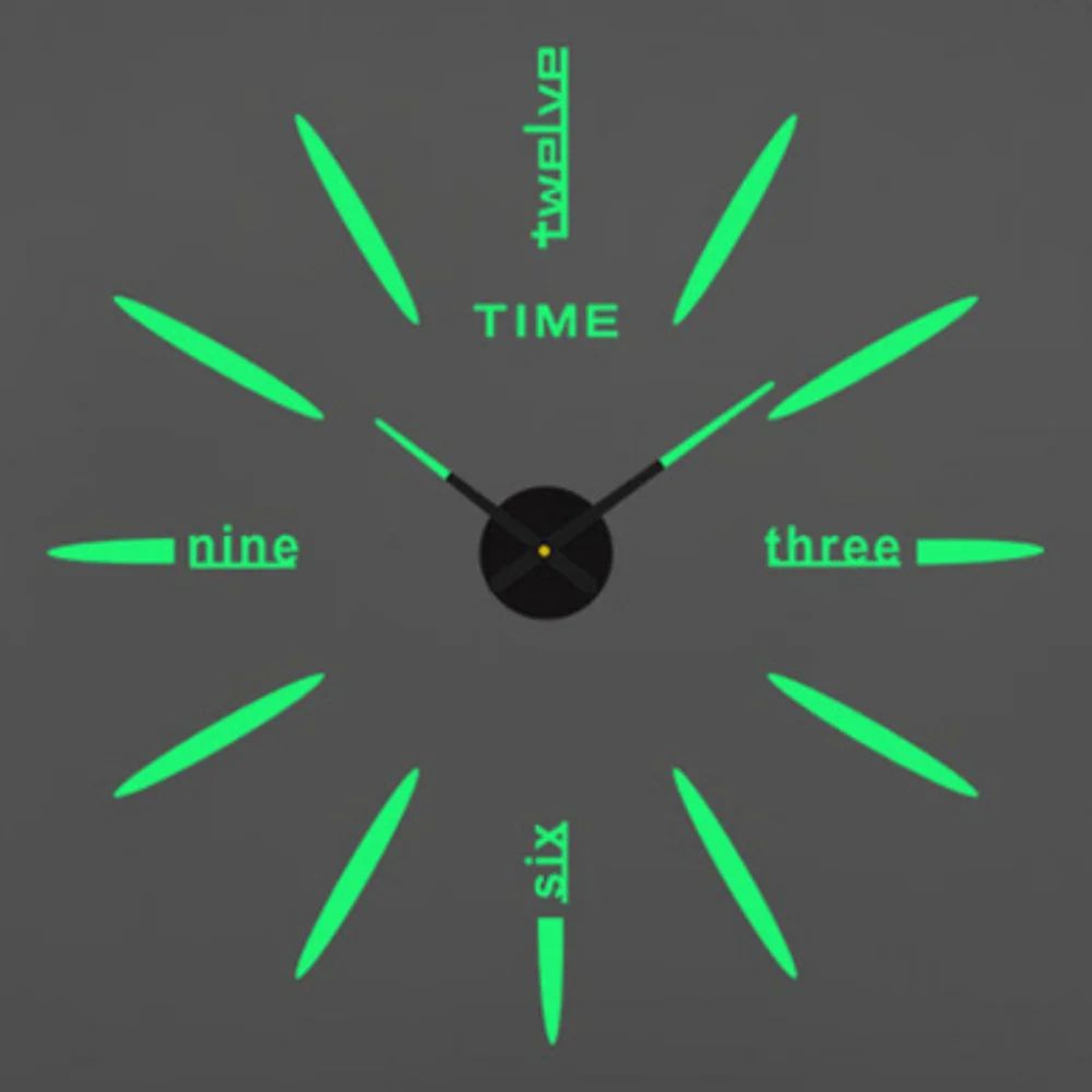 Modern DIY 3D Wall Clock Large Acrylic Mirror Stickers For Home Decor 10