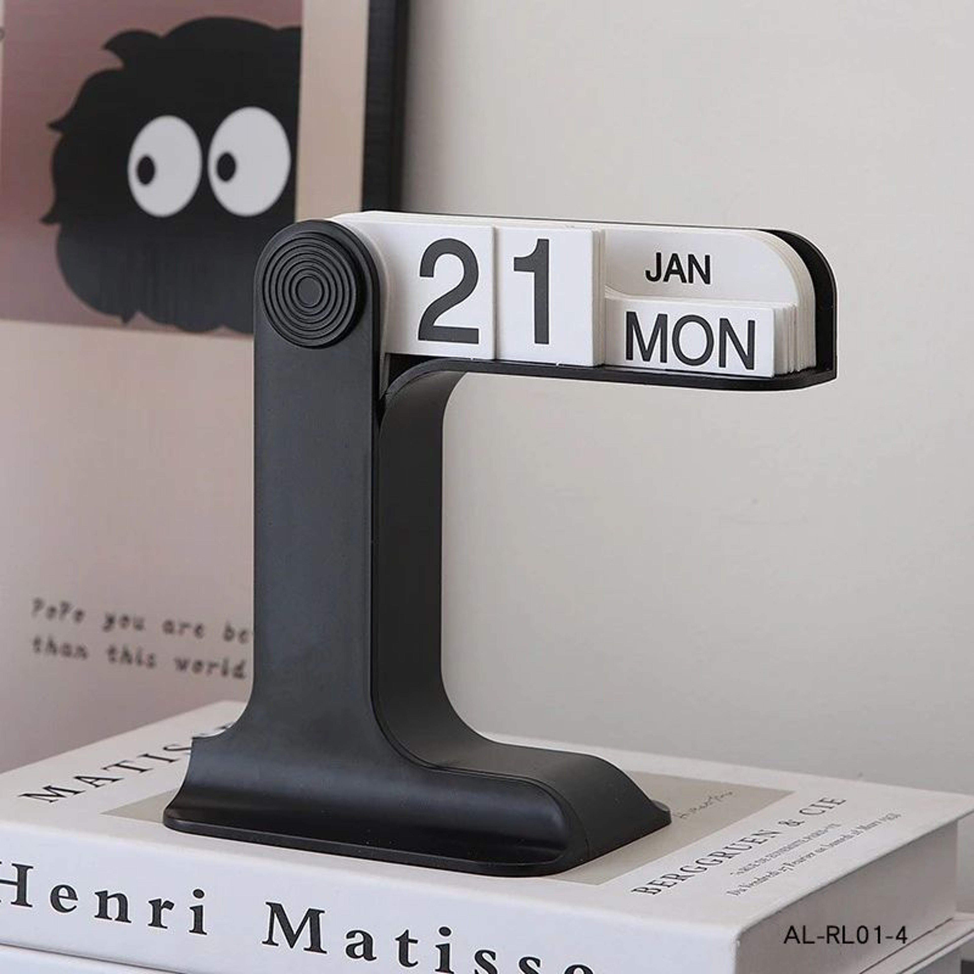 Minimalist Perpetual Desk Calendar Modern Reusable Date Display For Office And Home 7